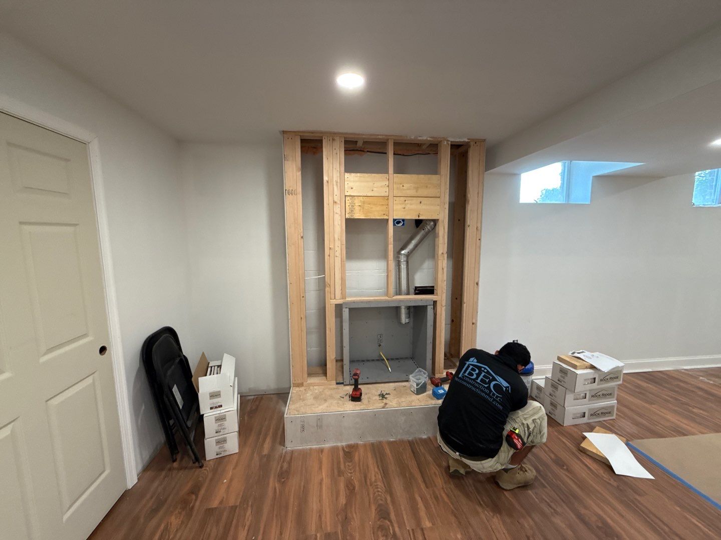 Full Basement Remodel in Sparks Glencoe by Bec Construction Llc