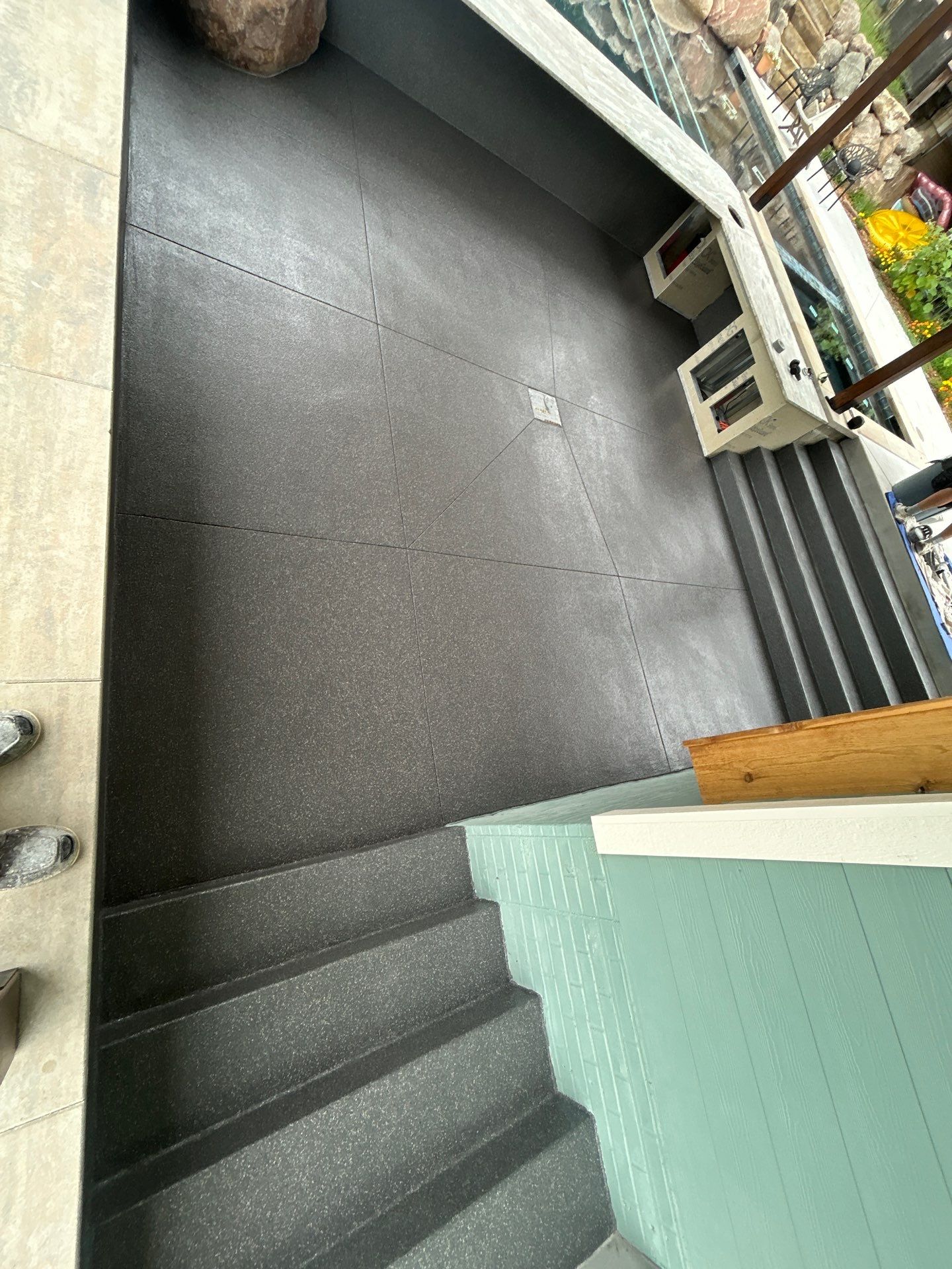 Pool Cabana  by Granite Garage Floors