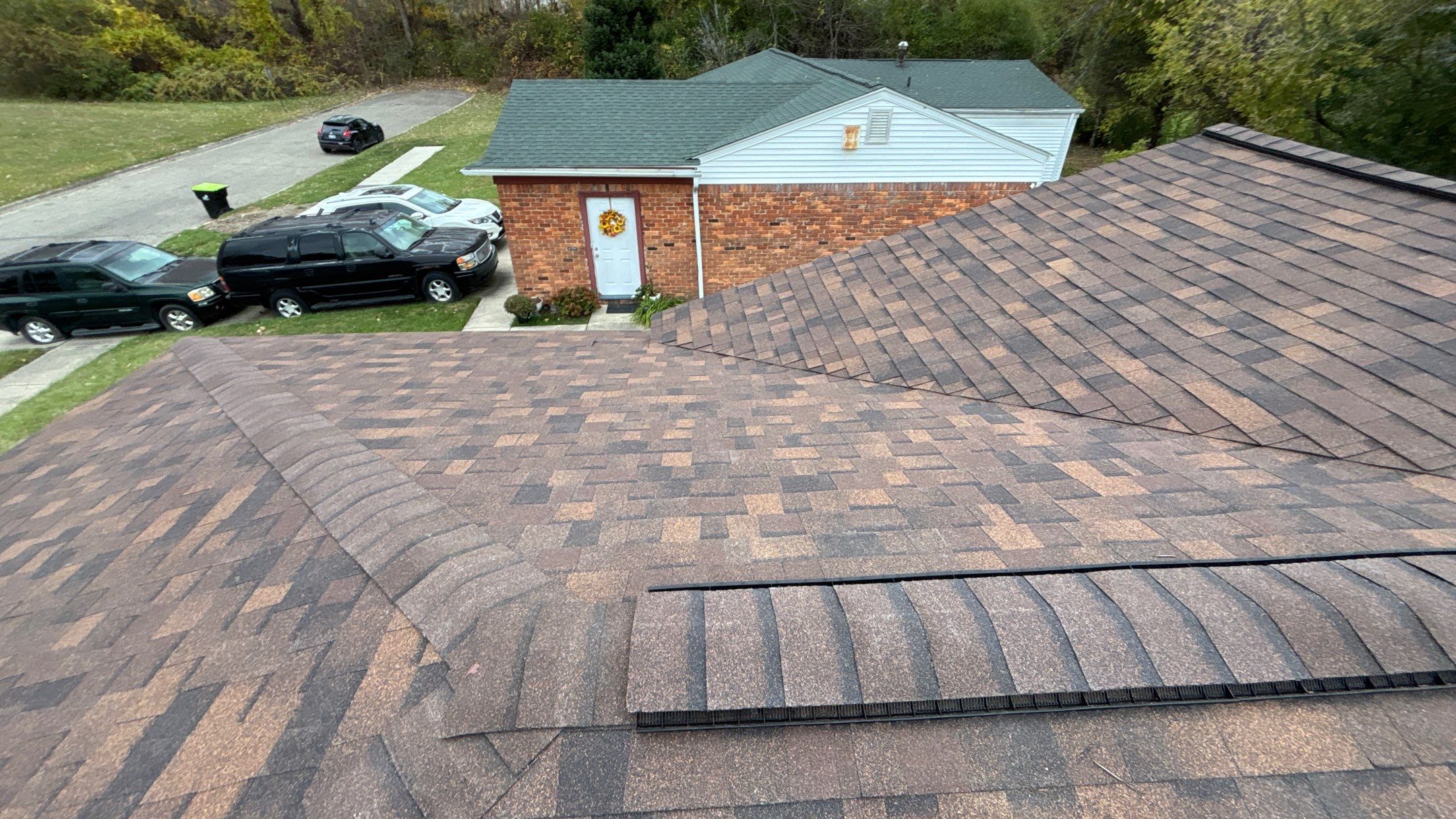 Roof Replacement using Owens Corning Brownwood by 180 Contractors