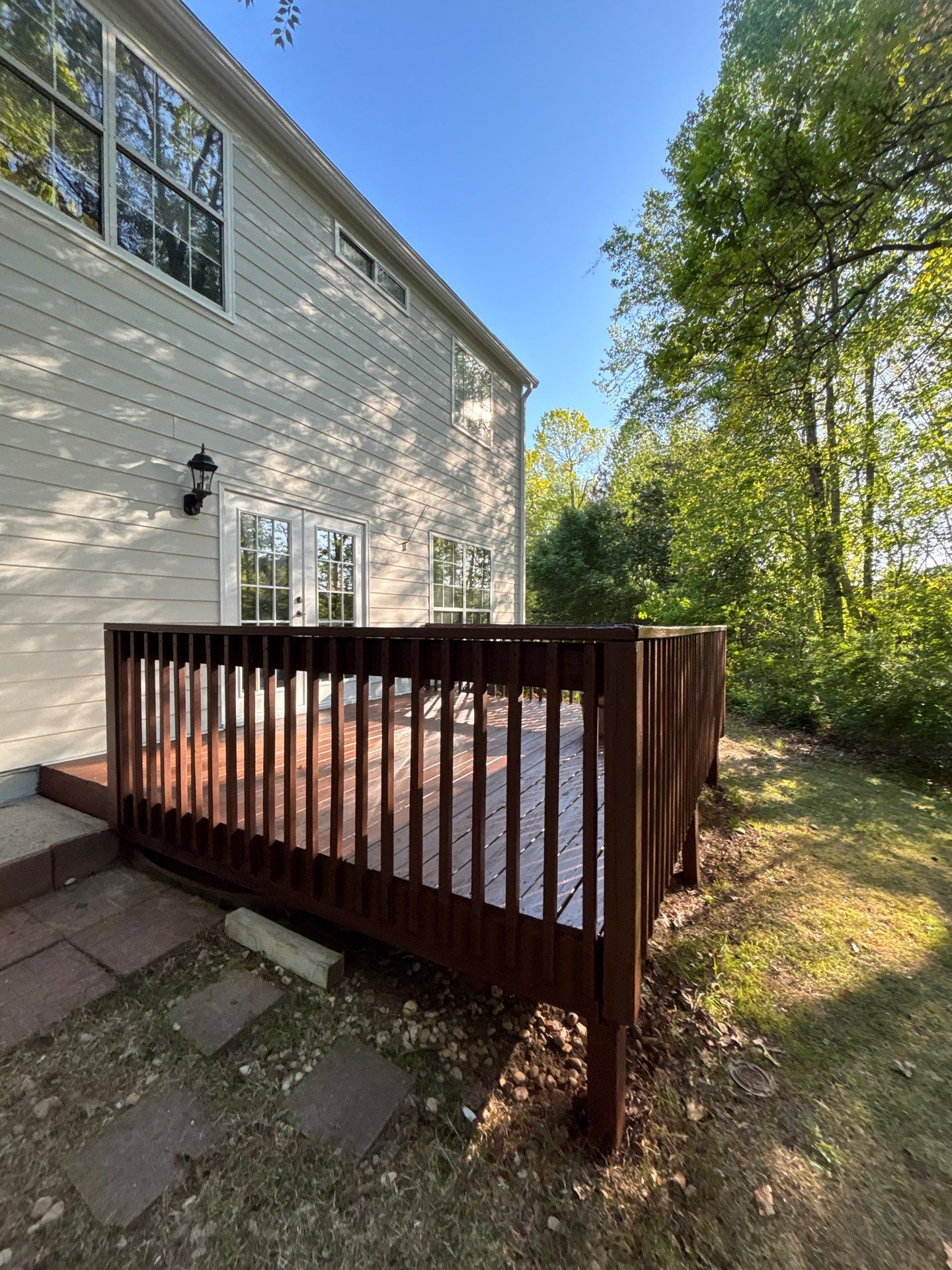 Siding and Rotten Wood Replacement, Deck Stain, and Exterior Painting in Kennesaw, GA by Nelson Exteriors