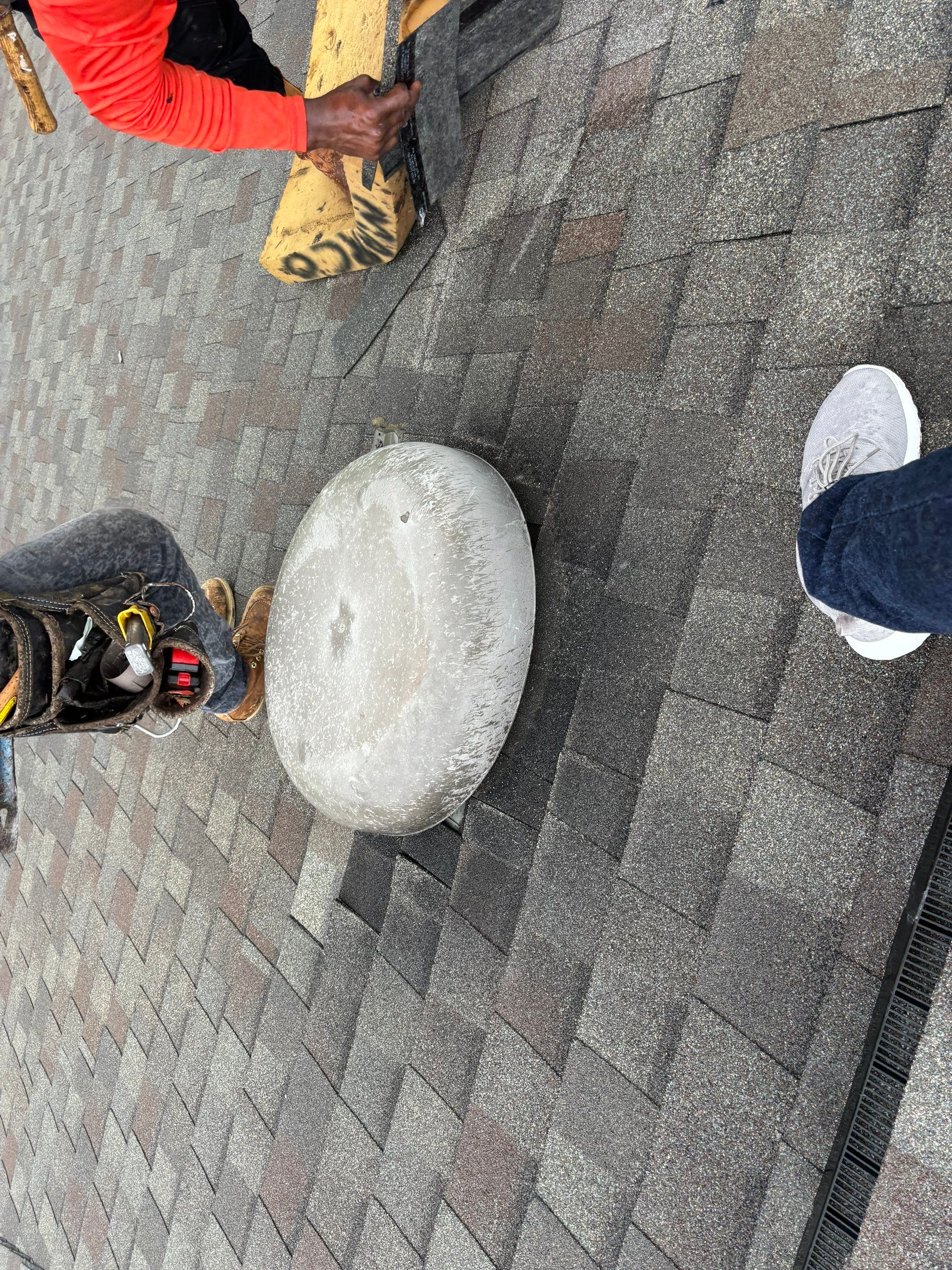 Hail Damage using Owen's Corning Duration (Lifetime) Shingles by Roof Repair Company