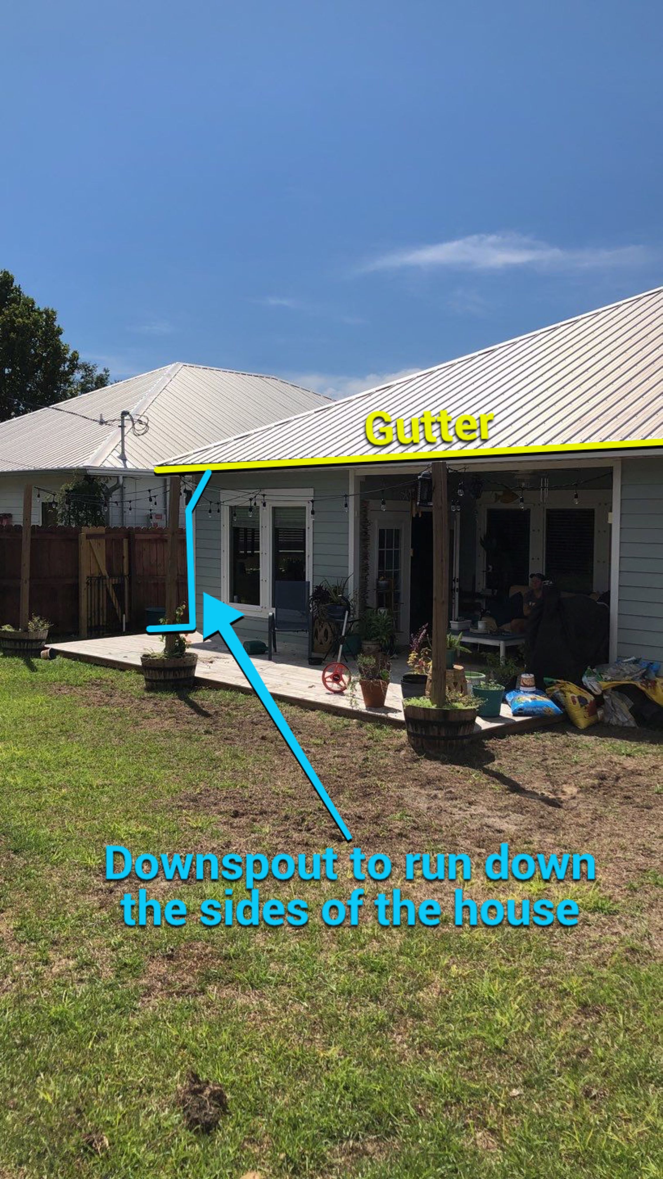 Seamless Gutter Installation using White K-Style Gutters by Gutter Professors
