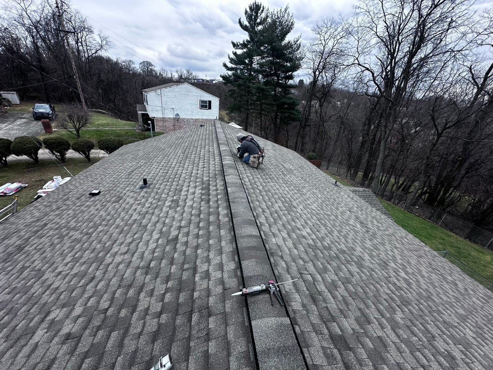 Deck and roof replacement  by Cousins Roofing Siding & Decks