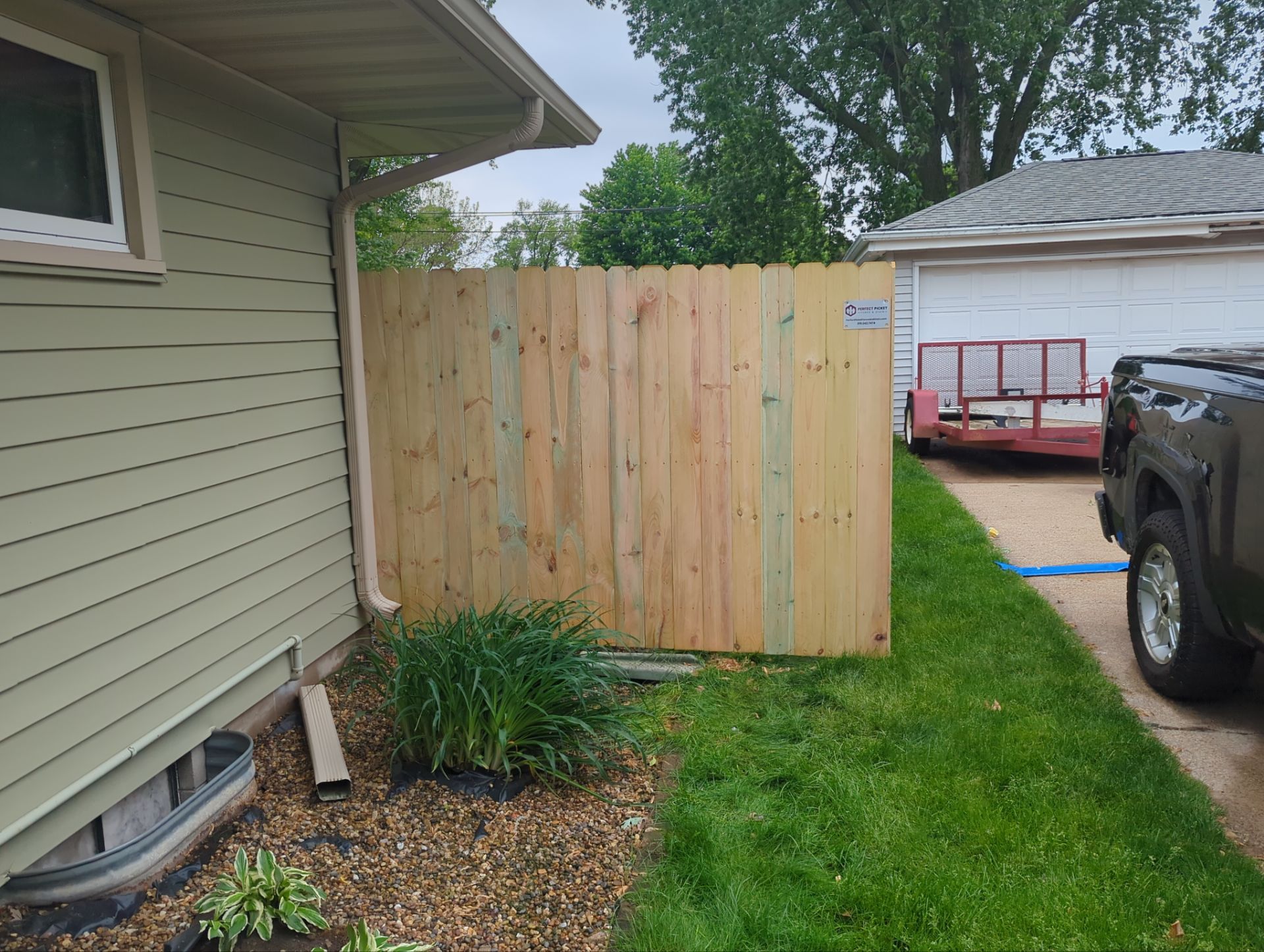 Project in Cedar Falls by Perfect Picket Fence and Stain