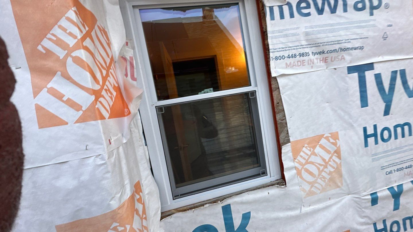 Siding Installation using Hardie Plank Aged Pewter by A Plus Exterior