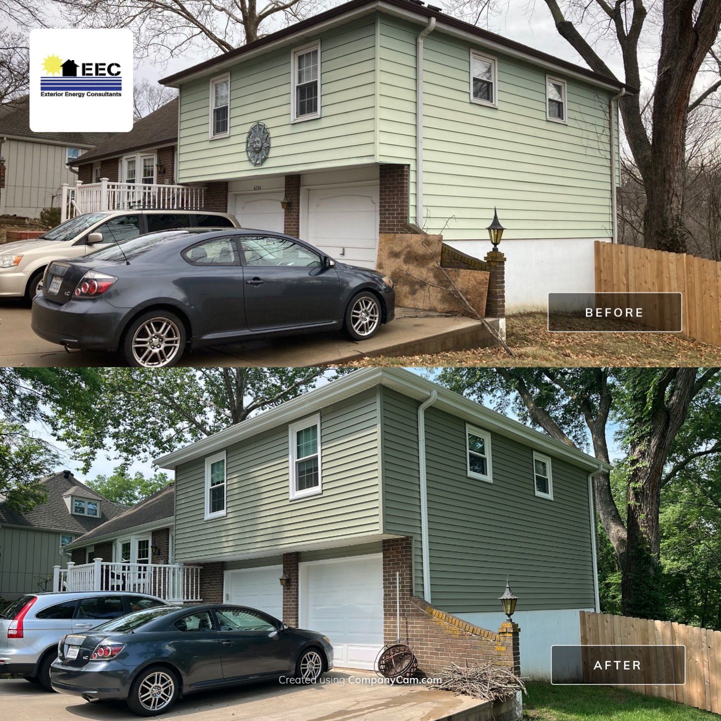 Siding Installation using Cypress by EEC Windows, Siding & Roofing