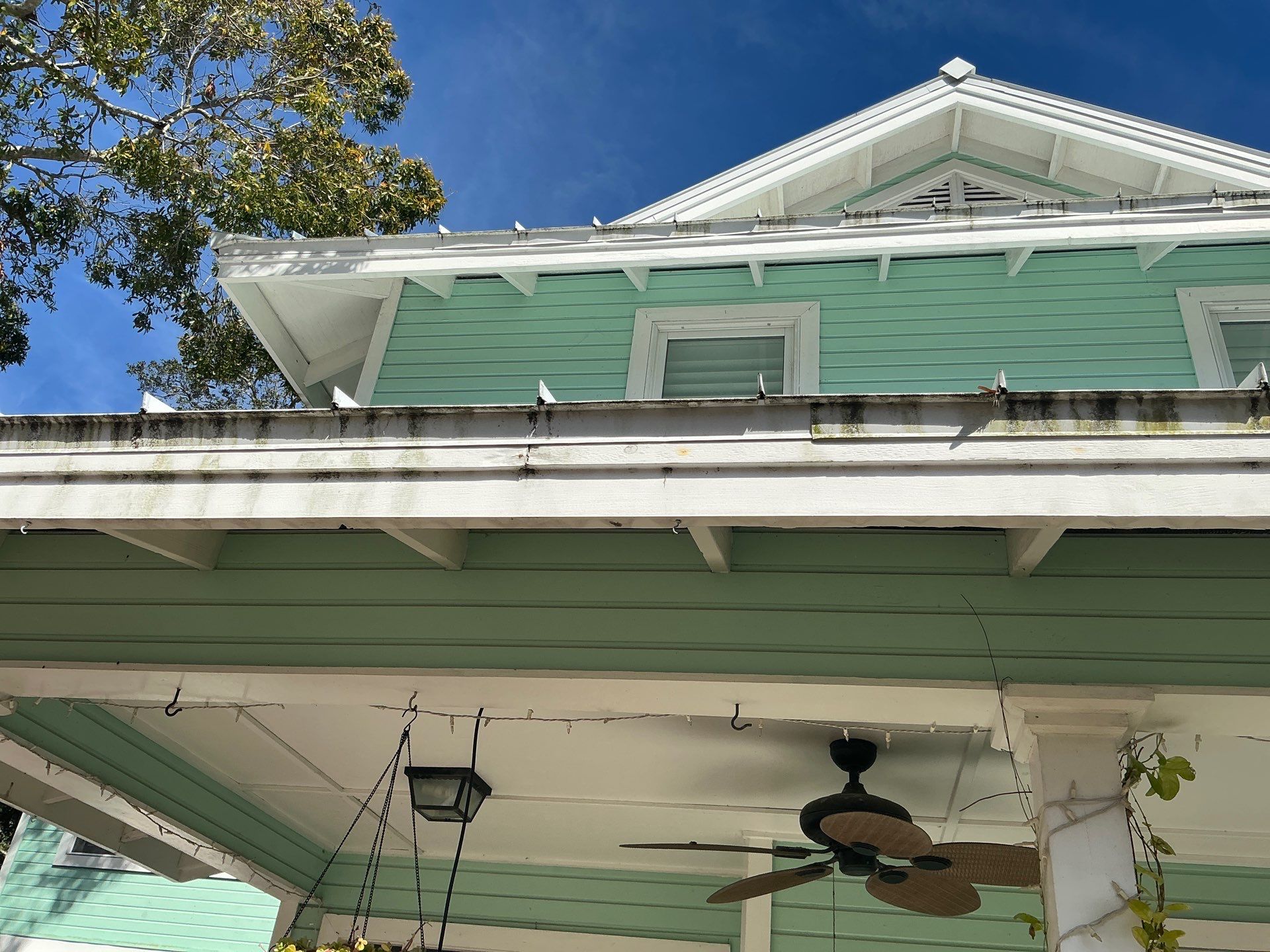 New White Soffit Project in Safety Harbor, FL by Gutter Professors