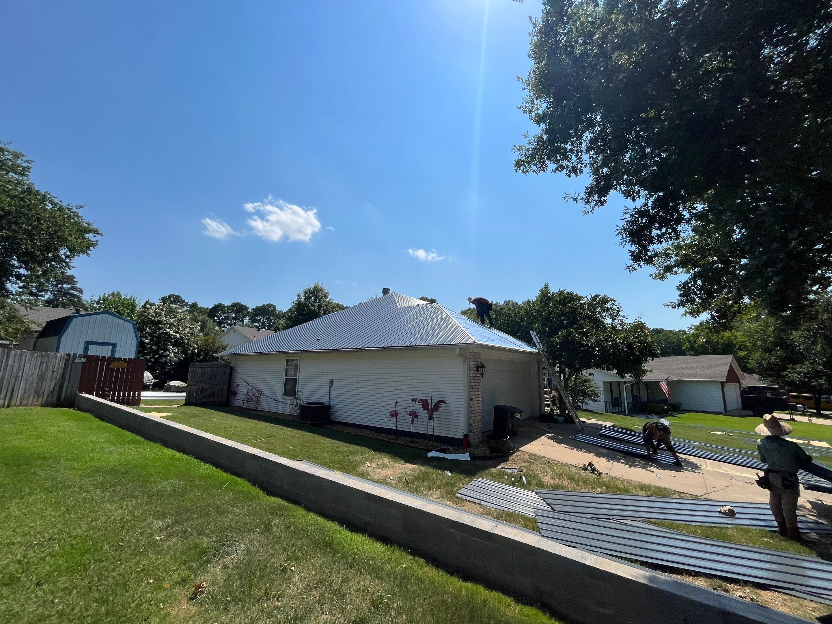 Metal Roof Replacement: 26 GA. Residential Metal Panels by Hostetler Roofing