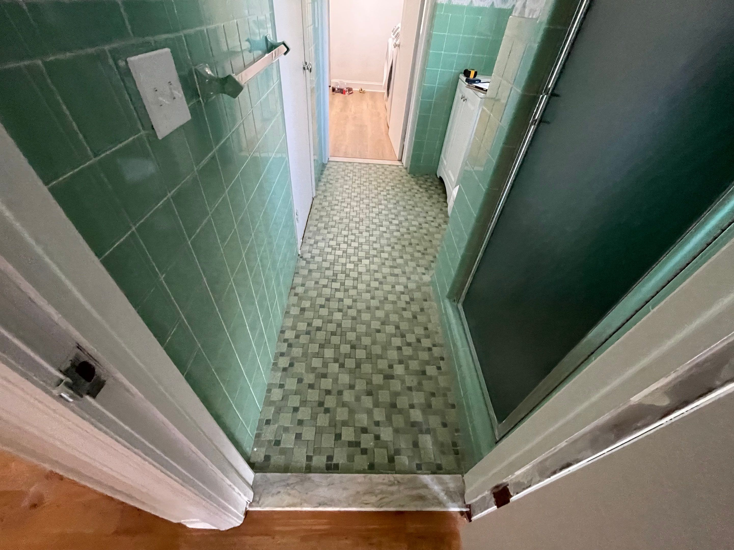 Basement Remodel using Tile by Home Concepts Construction