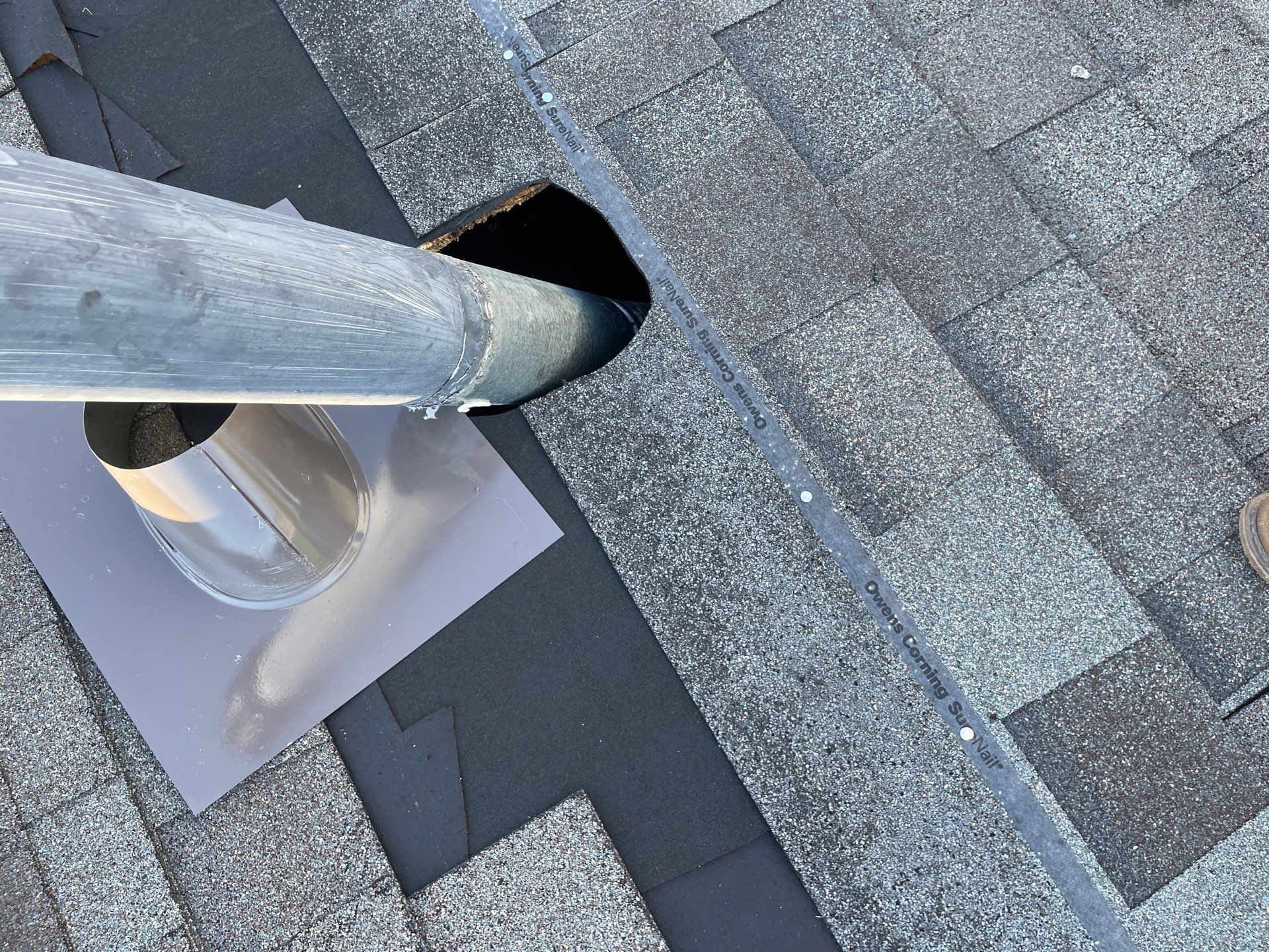 Residential Roofing Repair using Owen's Corning Duration (Lifetime) Shingles by Roof Repair Company