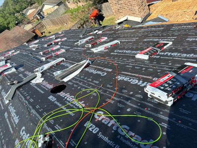 Residential Roofing Installation using Owen's Corning Duration (Lifetime) Shingles