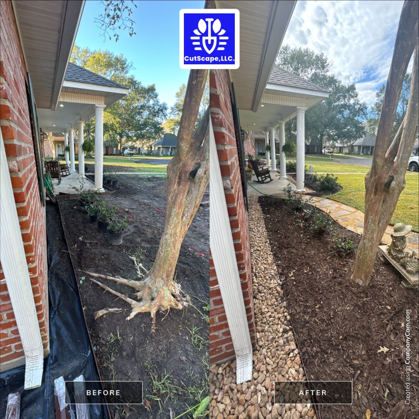 LANDSCAPE SERVICES: -Design -Demo -Install & SOD INSTALL by CutScape, LLC.