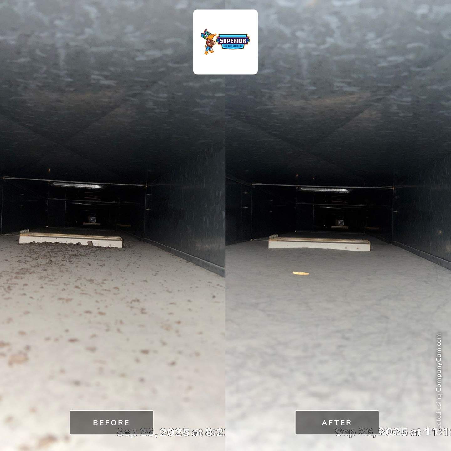 Air Duct Cleaning With a Vacuum Truck in Grove City, PA by Superior Air Duct Cleaning