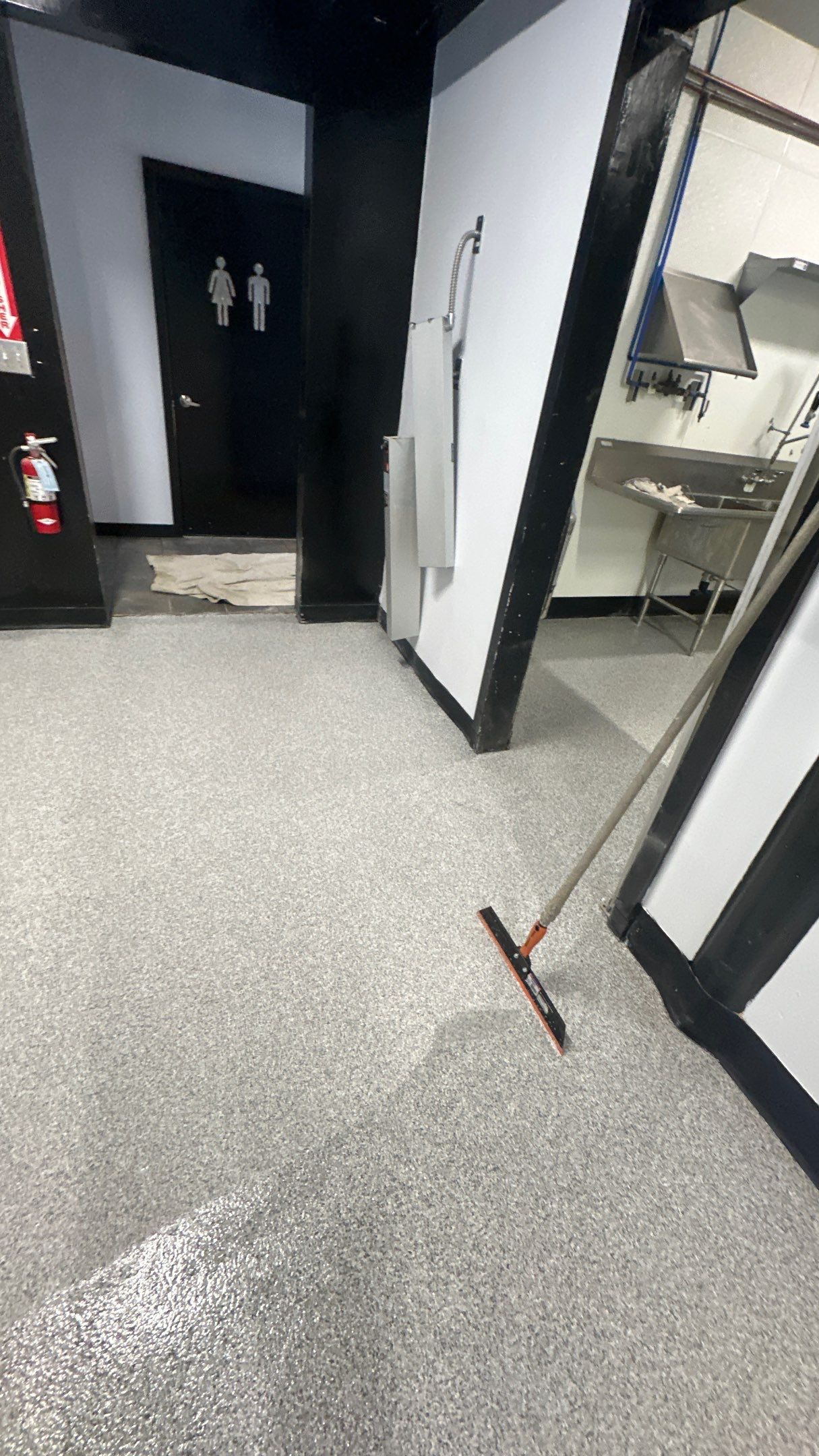 Commercial Kitchen Flooring using Slate Stone 1/8" by Croc Coatings, LLC