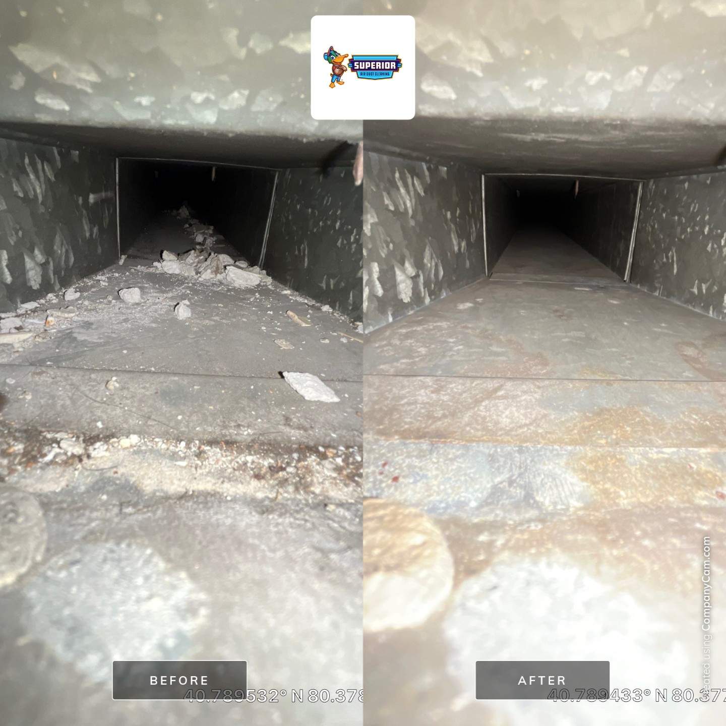 Air Duct Cleaning With a Vacuum Truck in Beaver Falls, PA by Superior Air Duct Cleaning