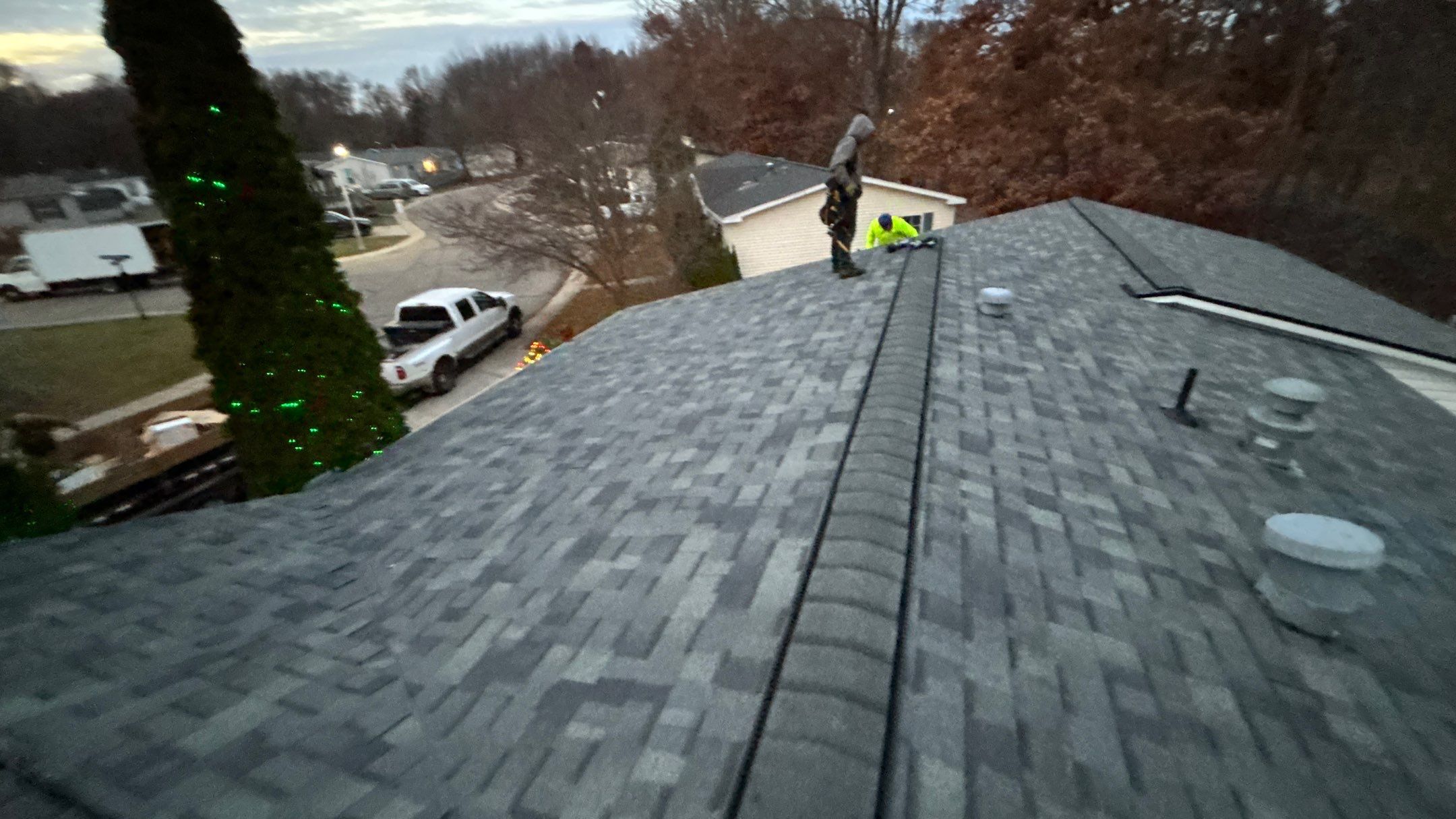 Roof Replacement using Owens Corning Estate Gray by 180 Contractors