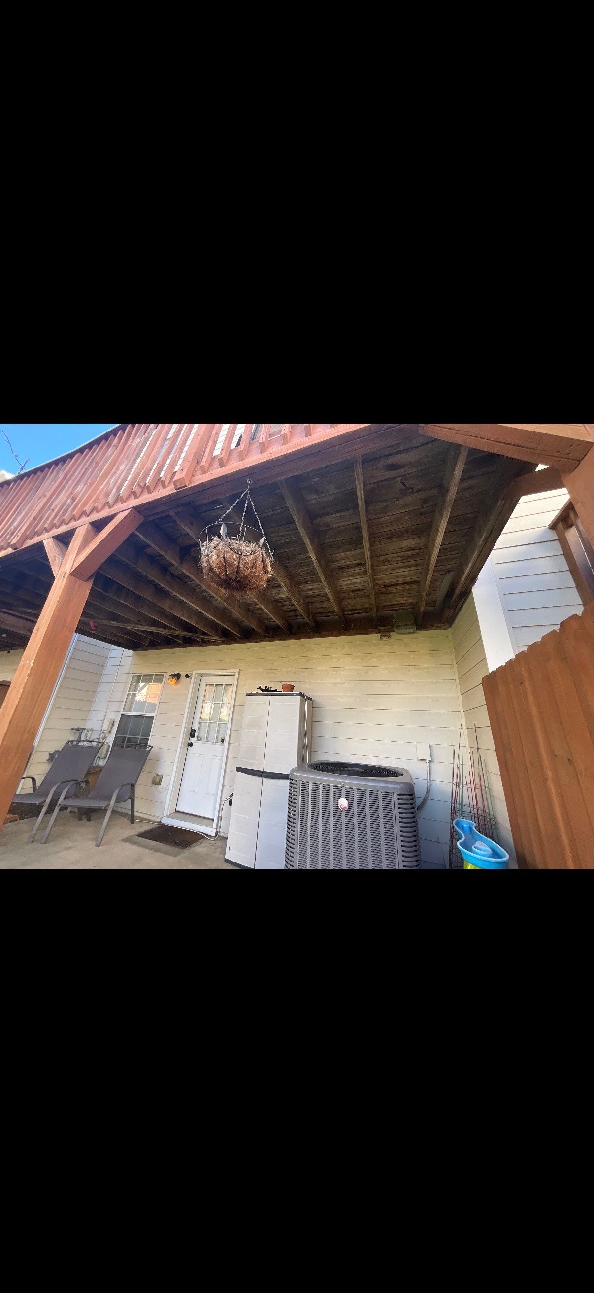 New Second-Story Pressure-Treated Wood Deck Installation in Atlanta by Swift Home Renovations