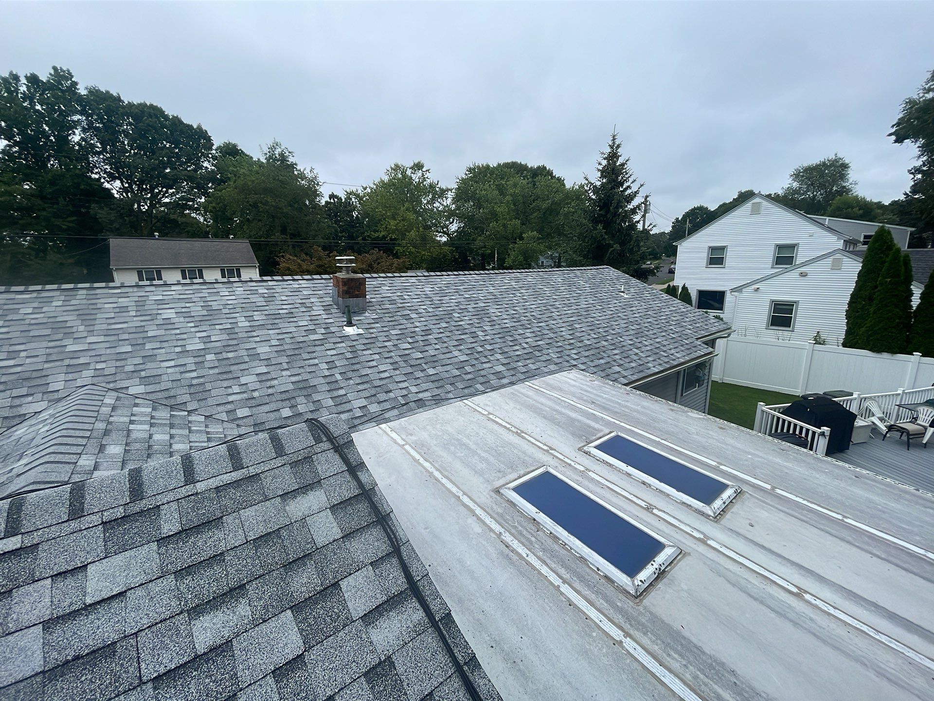 Residential Roofing Installation using Owens Corning TruDefinition Sierra Gray by A Plus Exterior