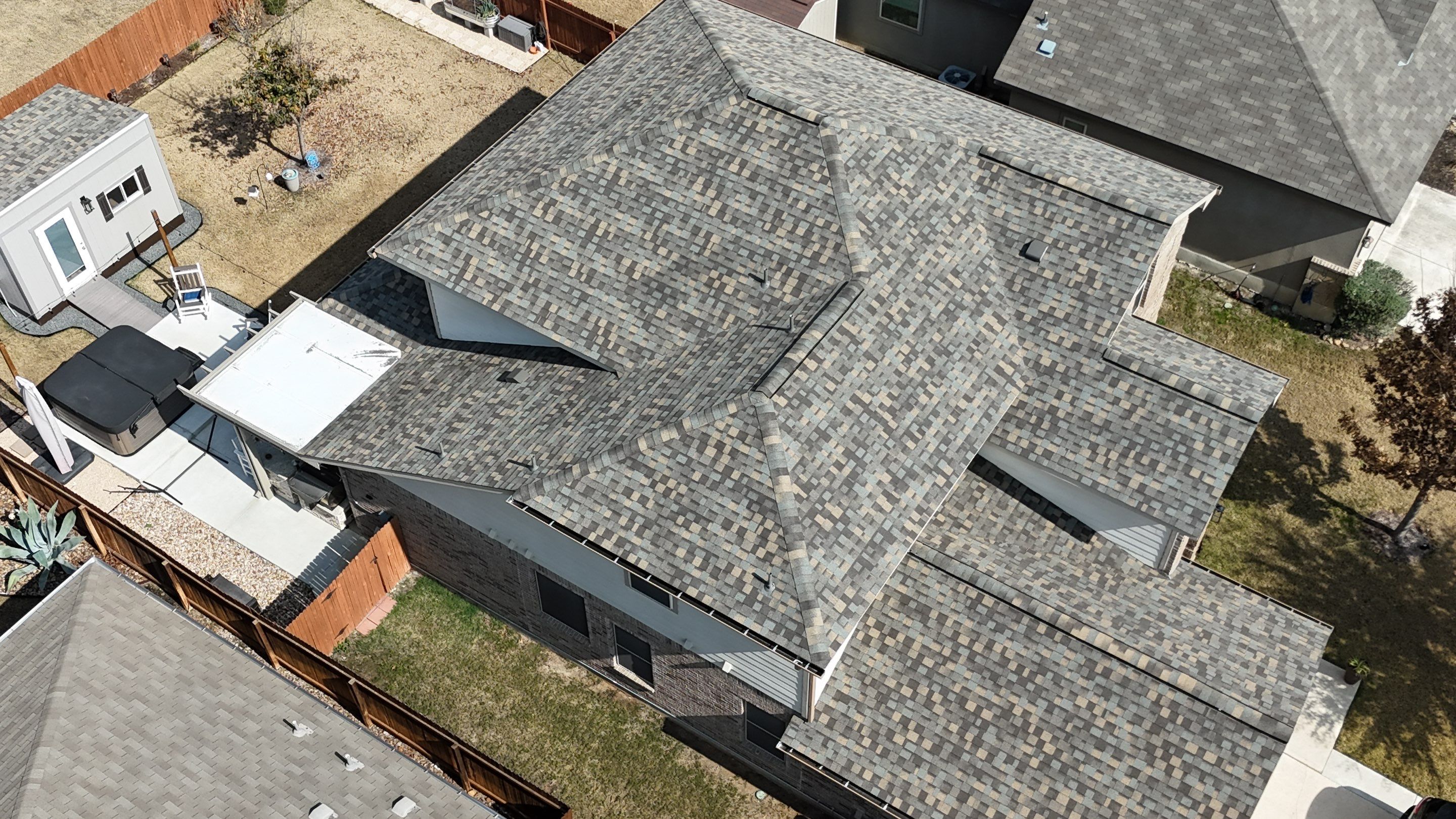 Residential Roofing Installation using IKO Dynasty Cornerstone WWD Class 3 Impact Resistant by Lightning Exteriors