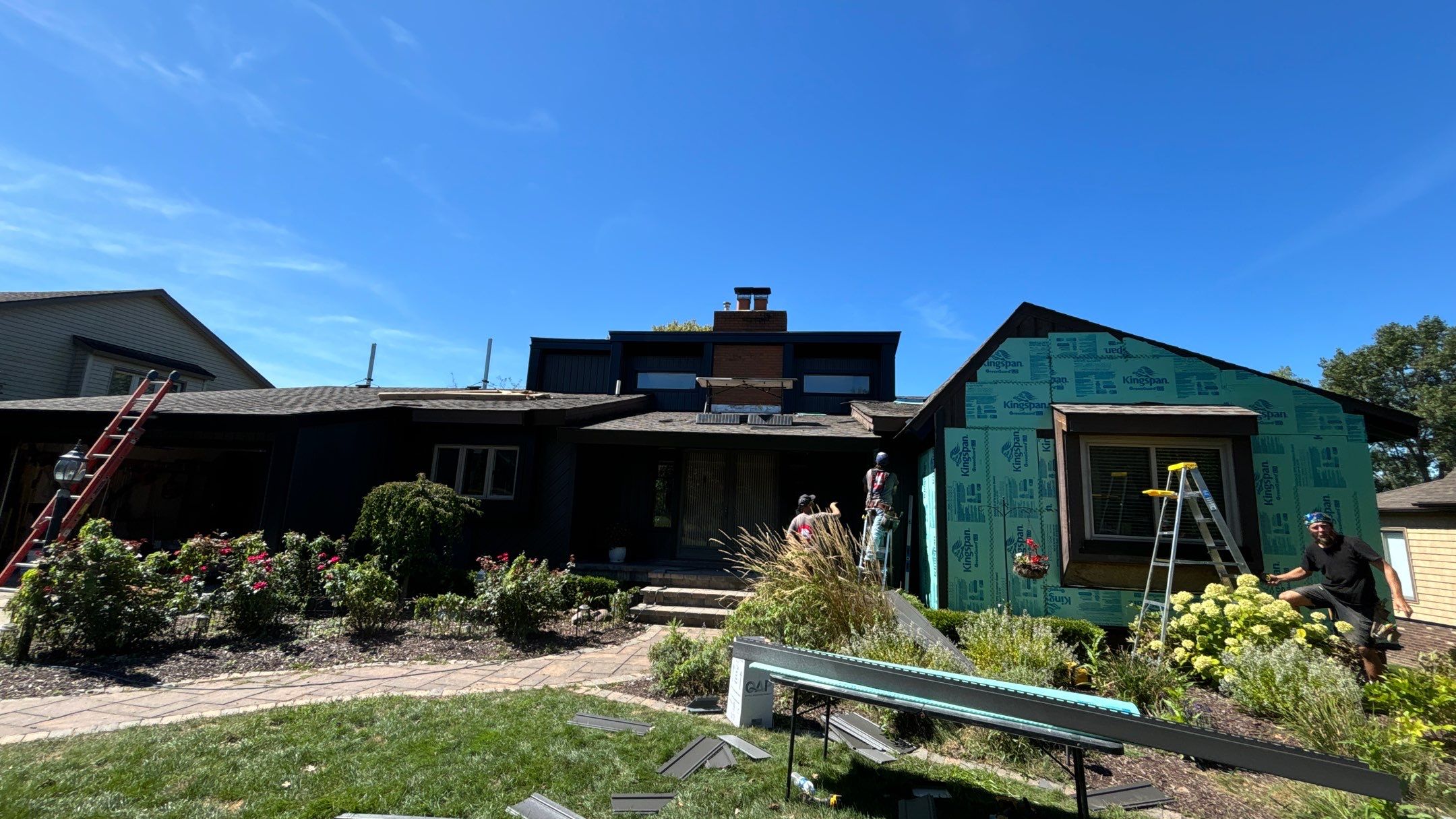 Siding Replacement using Alside 7" B&B by 180 Contractors