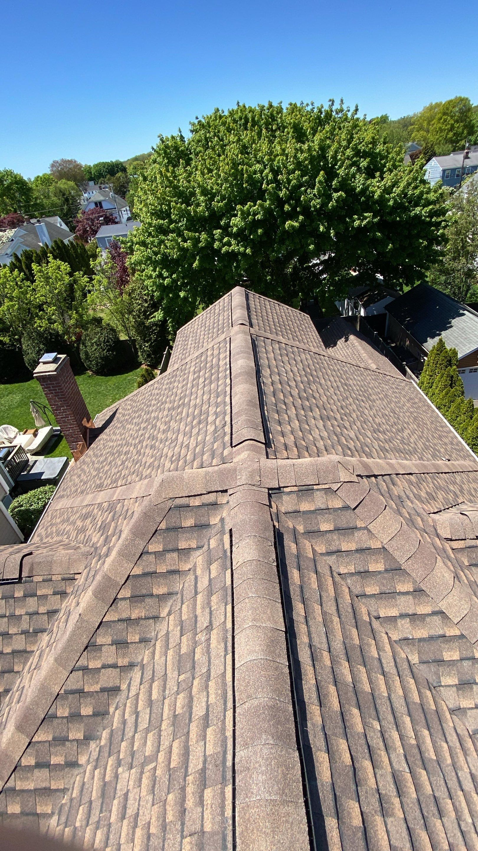 Fairfield customer gets brand new beaautiful GAF roof by DiGiorgi Roofing and Siding Inc