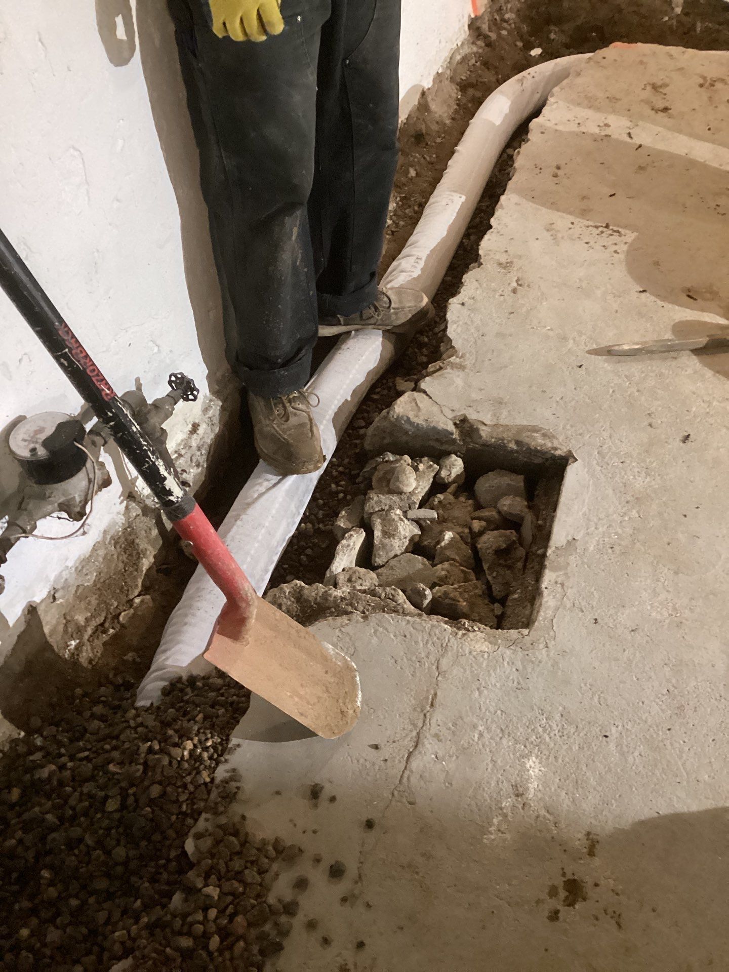 Interior Basement Waterproofing in NE MPLS by Waterproofing Northeast