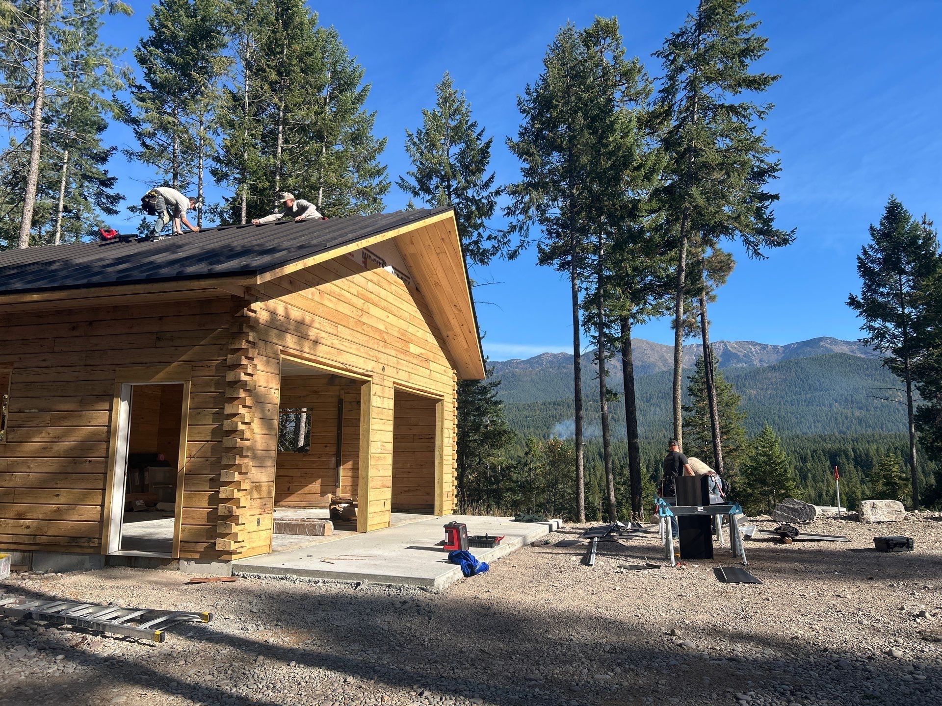 Mechanical Lock Standing Seam - CMG ULG Dark Bronze  by Montana Roofing Solutions