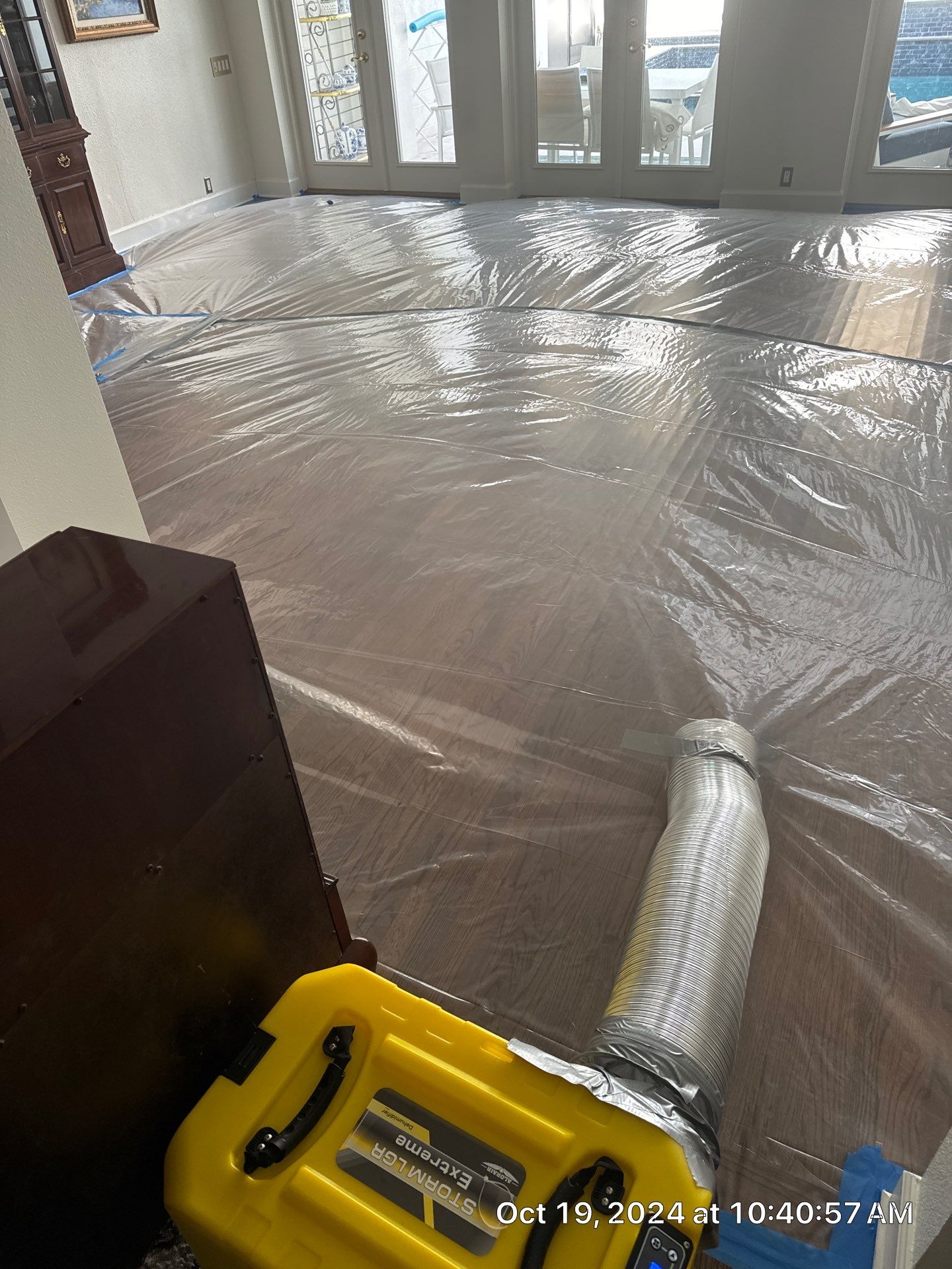 Hurricane Damage using Drying Equipment by SuperClean 