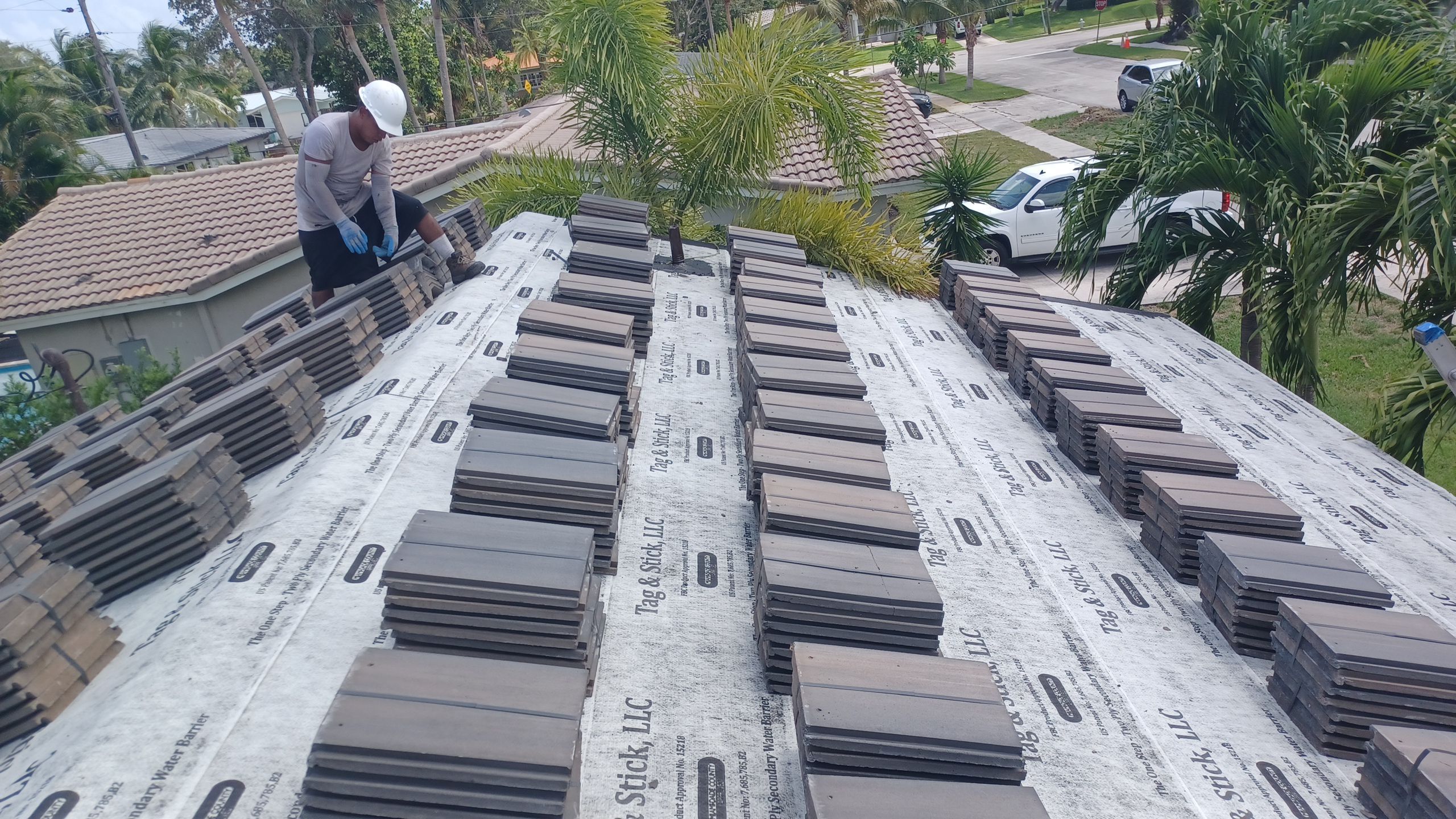 Residential Roofing Installation using Eagle Roofing Tile by BLUES BROTHERS ROOFING