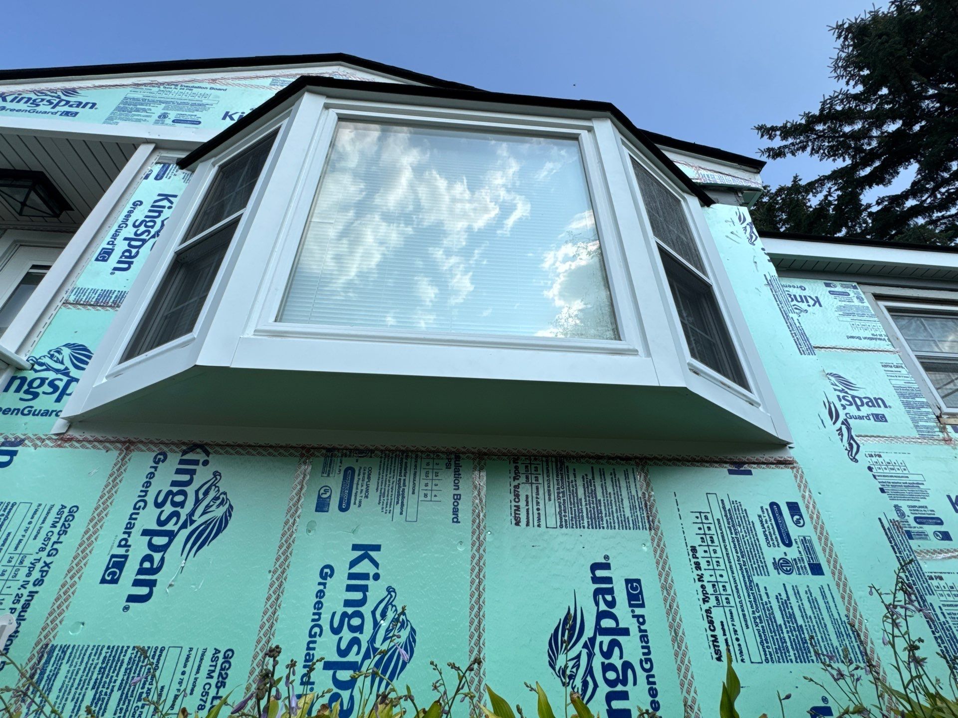 Siding Replacement using Alside D5" Platinum Grey by 180 Contractors