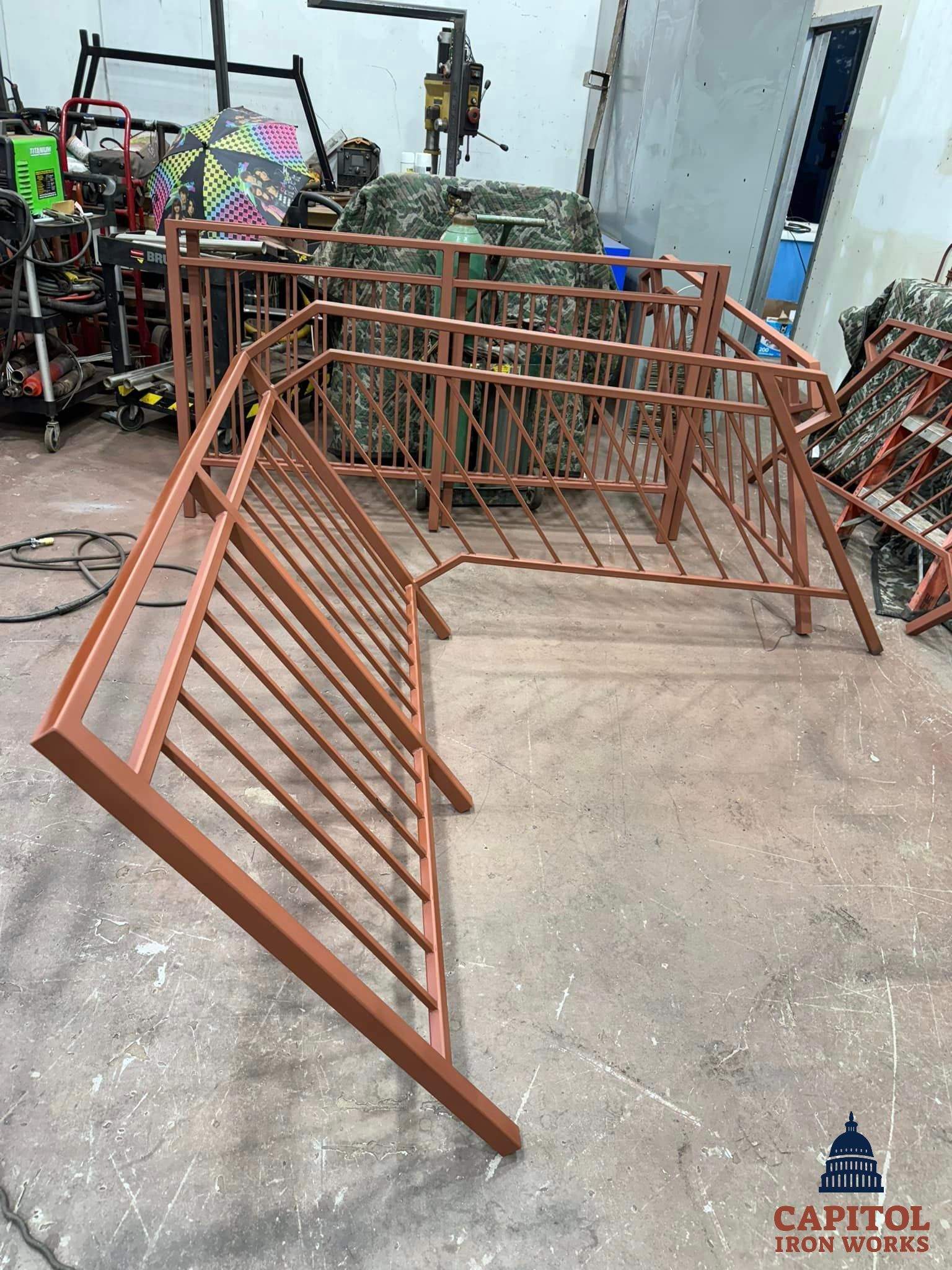 Traditional Vertical Picket Iron Railings – Residential Exterior – Washington, DC by Capitol Iron Works