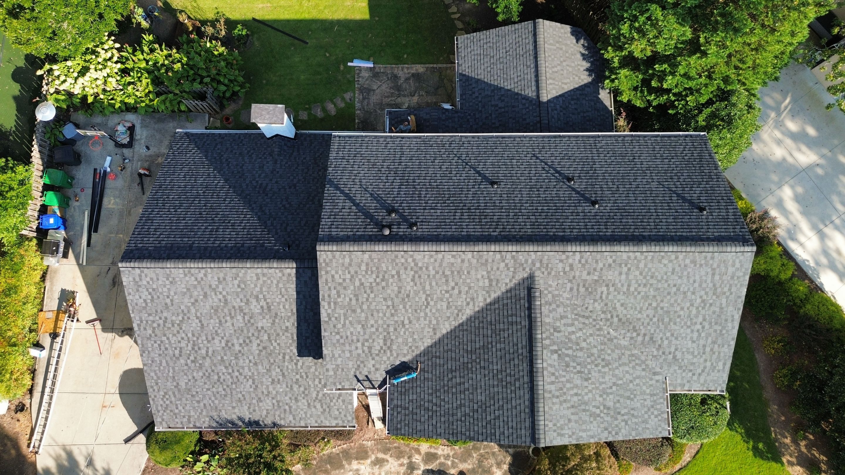 Dunwoody, GA Roof Replacement CertainTeed Landmark Pro Max Def Moire Black by Reset Roofing