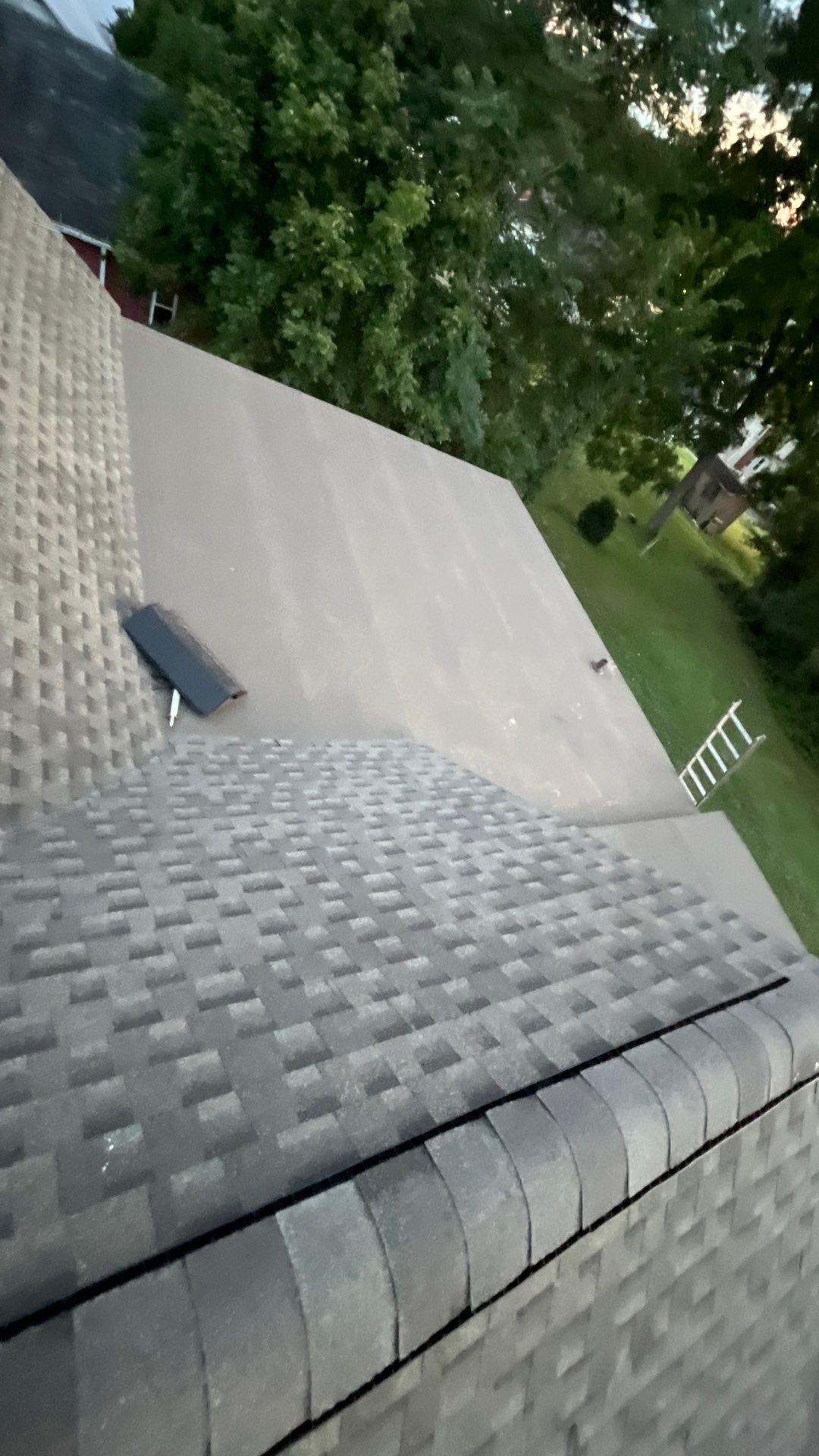 Residential Roofing Installation using GAF Timberline HDZ Weathered Wood by Rainstoppers Roofing