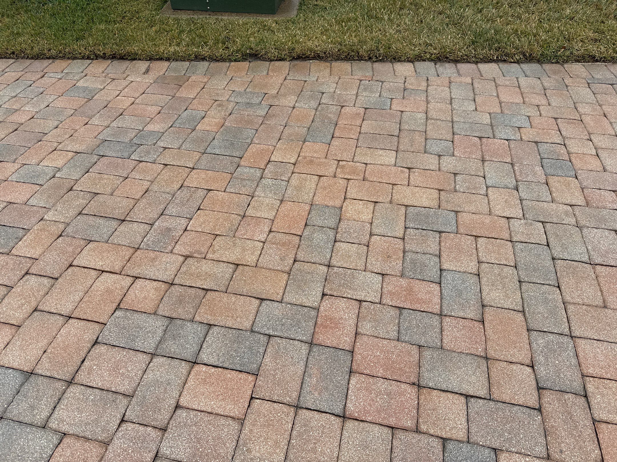 Oil & Tar Removal from Paver Driveway & Entryway by Sunshine AquaWash
