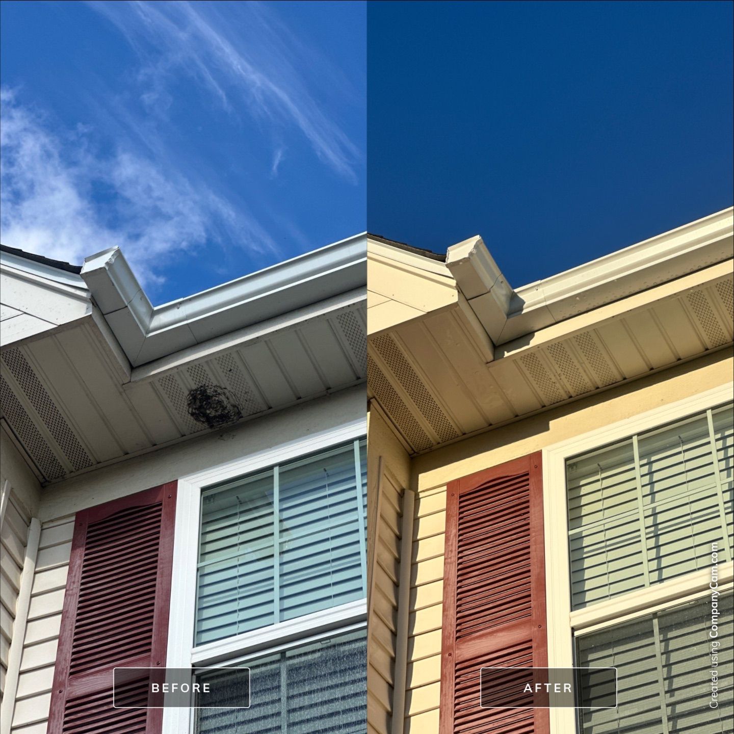 Project in Island Lake by Simmons Power & Soft Washing