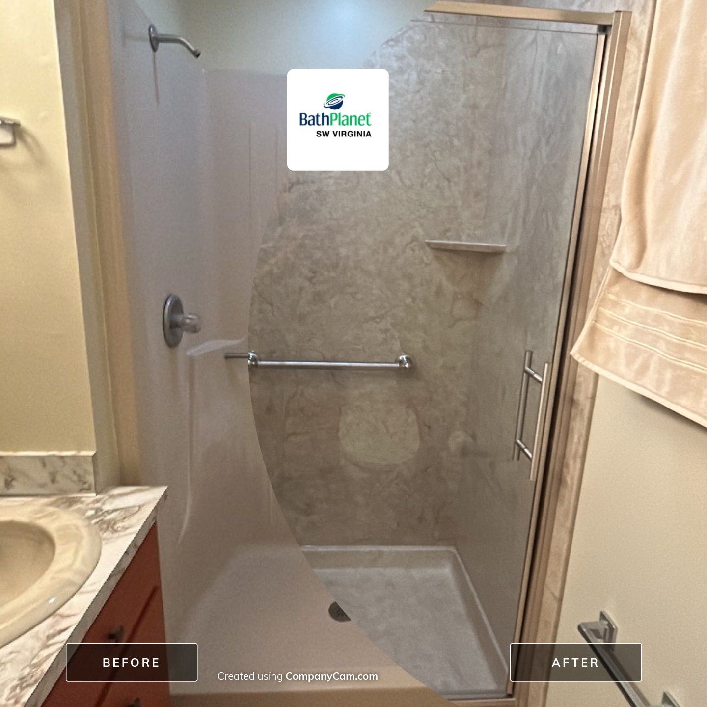 Shower Upgrade by BathPlanet SW Virginia