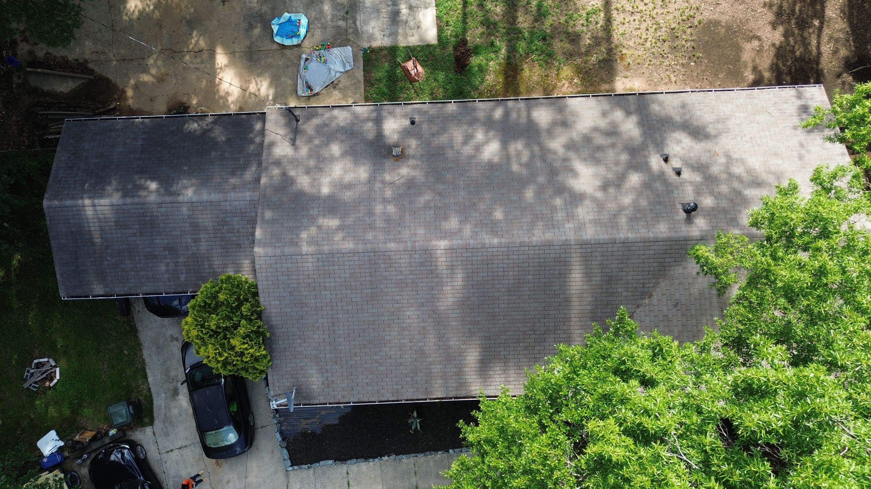 Roof replacement, gutter and interior repair by hail damage by Just Brilliant Restoration JBR