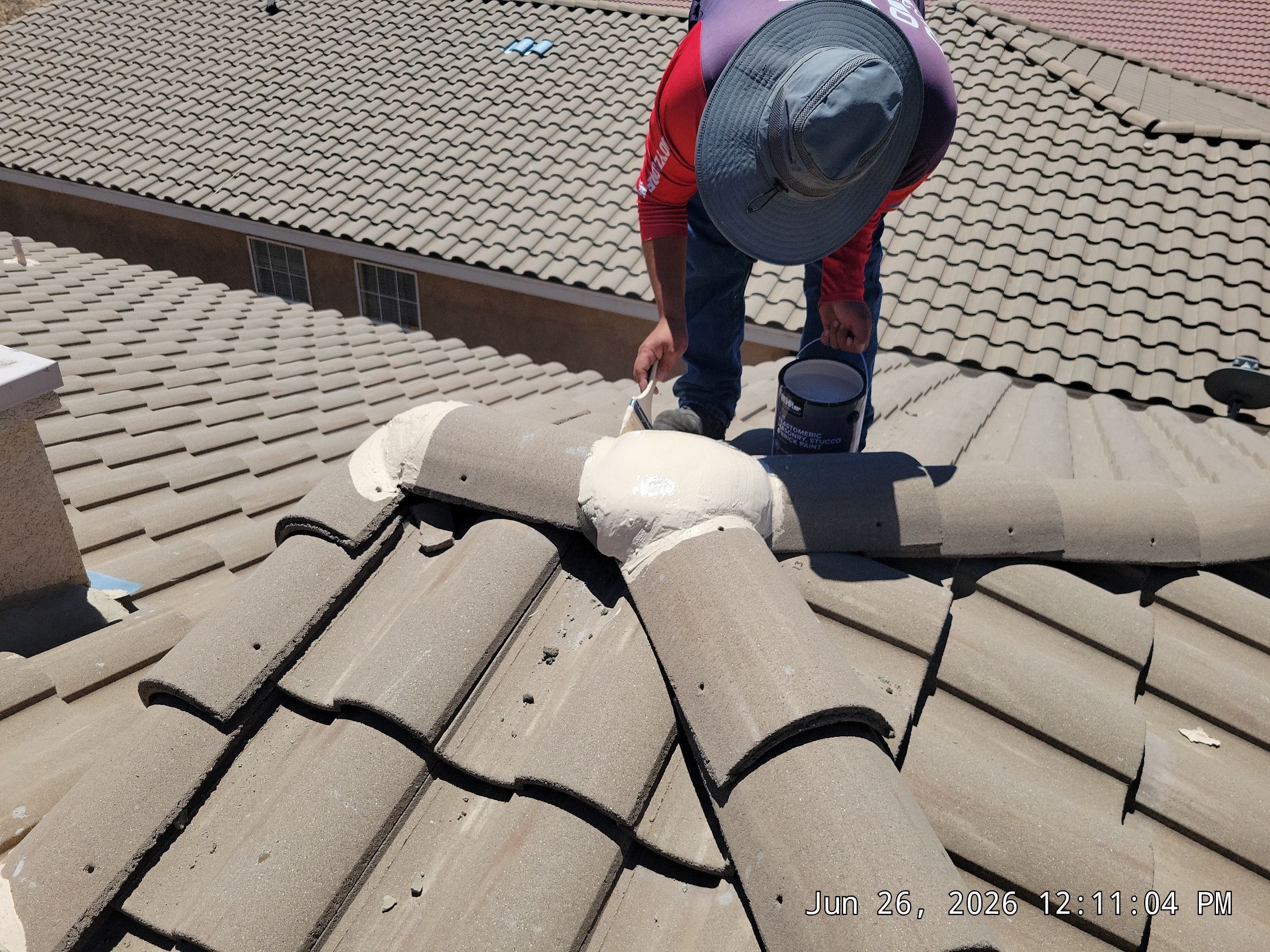 Comprehensive Concrete Tile Roof Underlayment replacement and Vent Sealing in Albuquerque by Doyle Roof Masters Inc