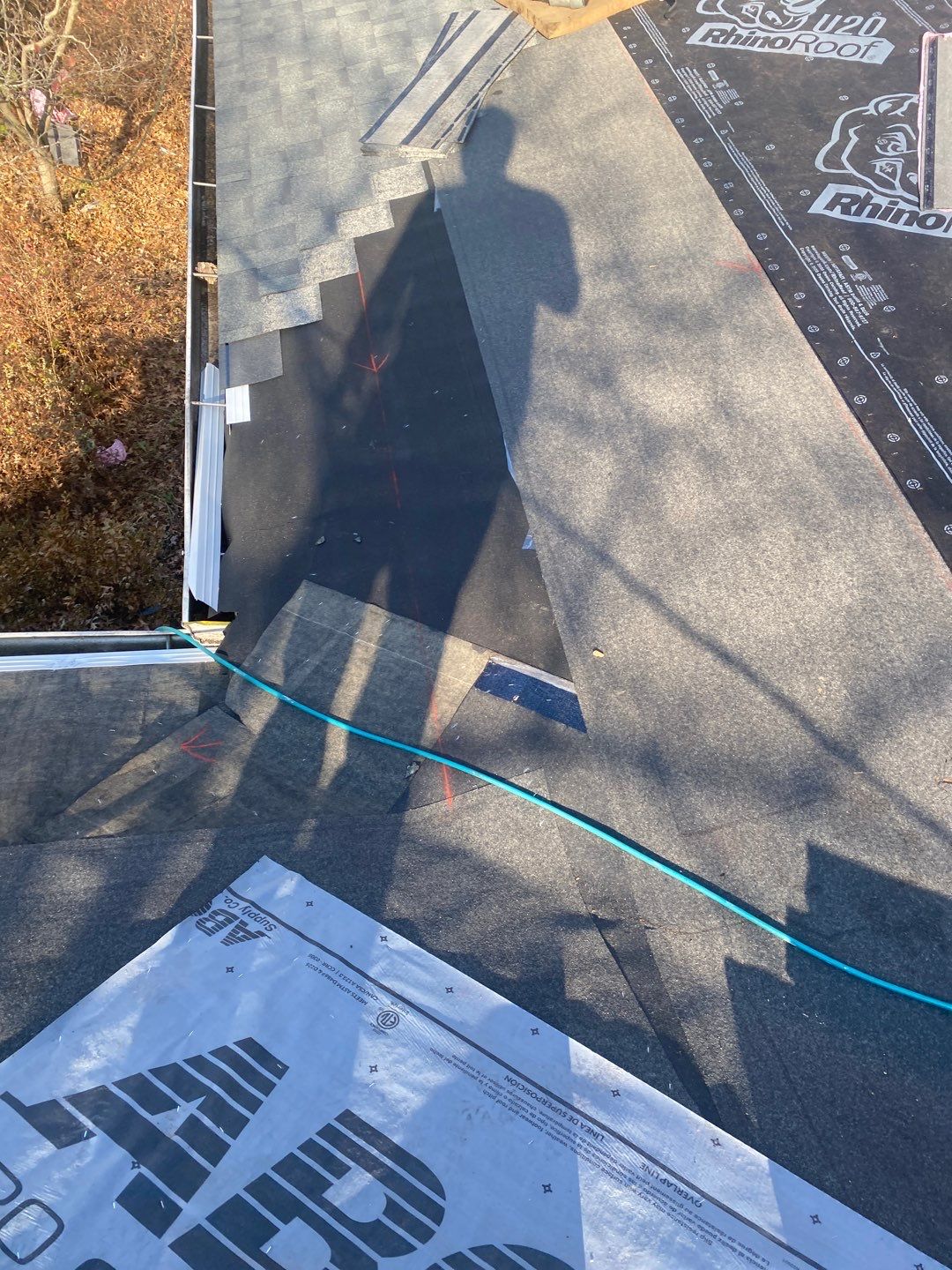 Residential Roofing Installation using Ownens Corning Duration Brownwood by Absolute Roofing and Construction