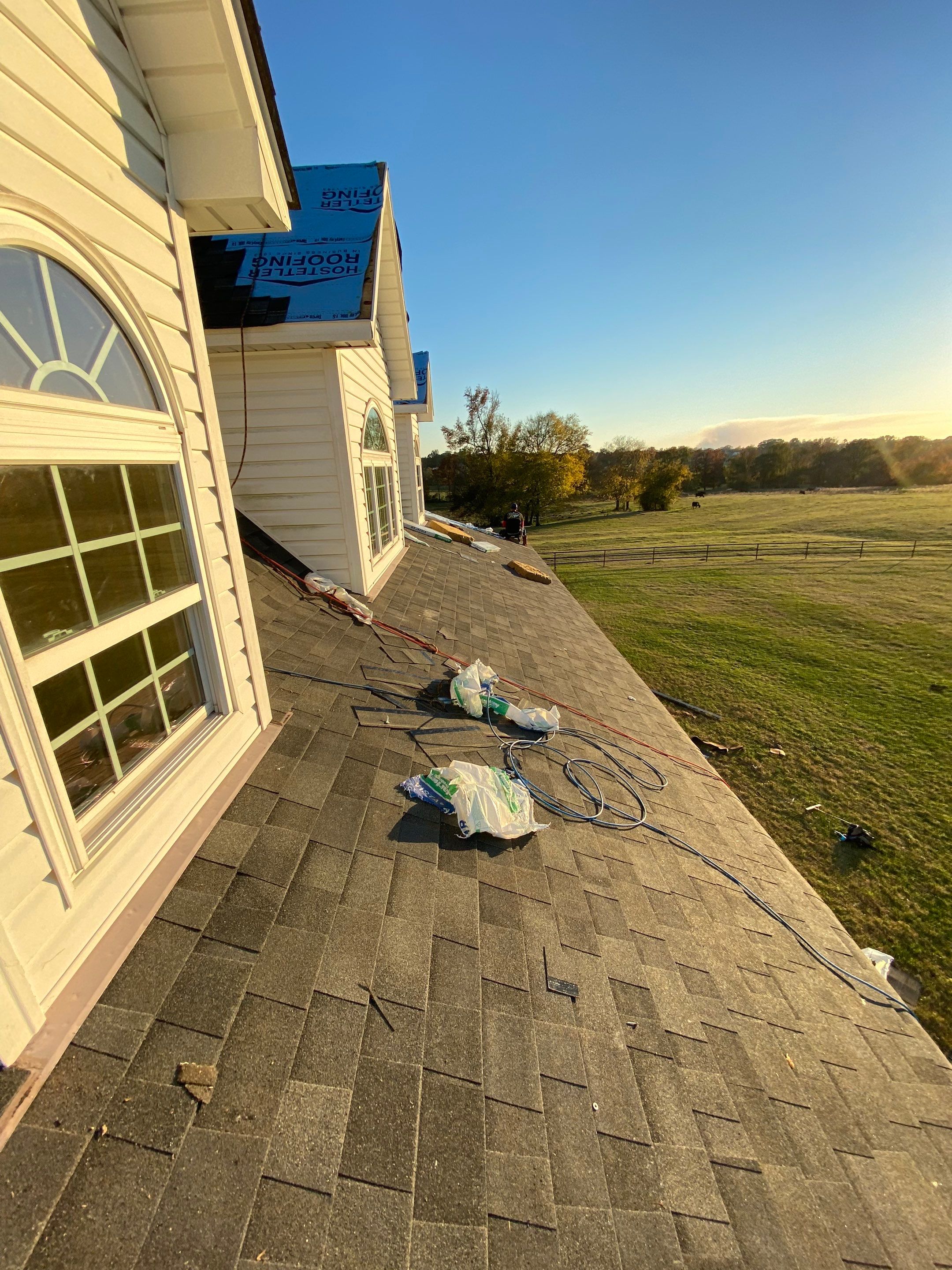 Residential Roofing Repair using Malarkey Vista: Storm Gray by Hostetler Roofing