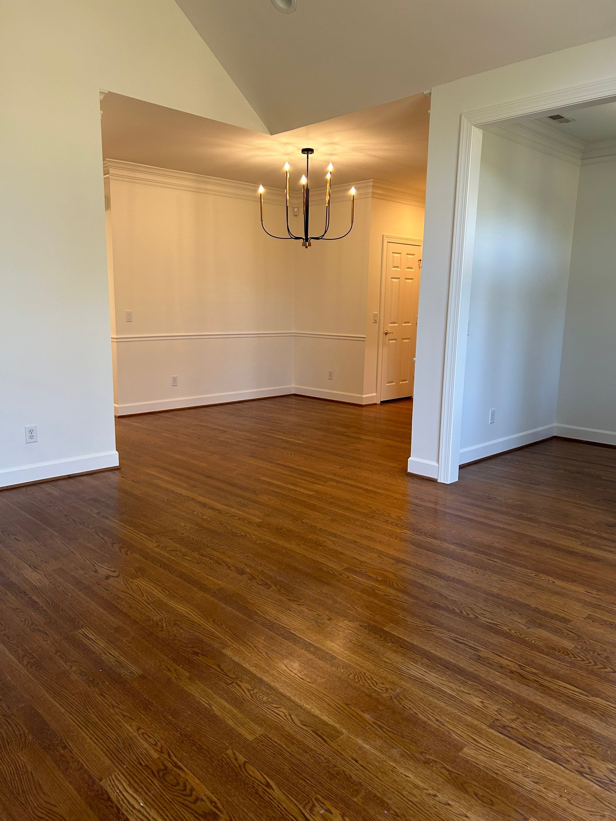 Harwood installation and refinish throughout by Footprints Floors of Nashville