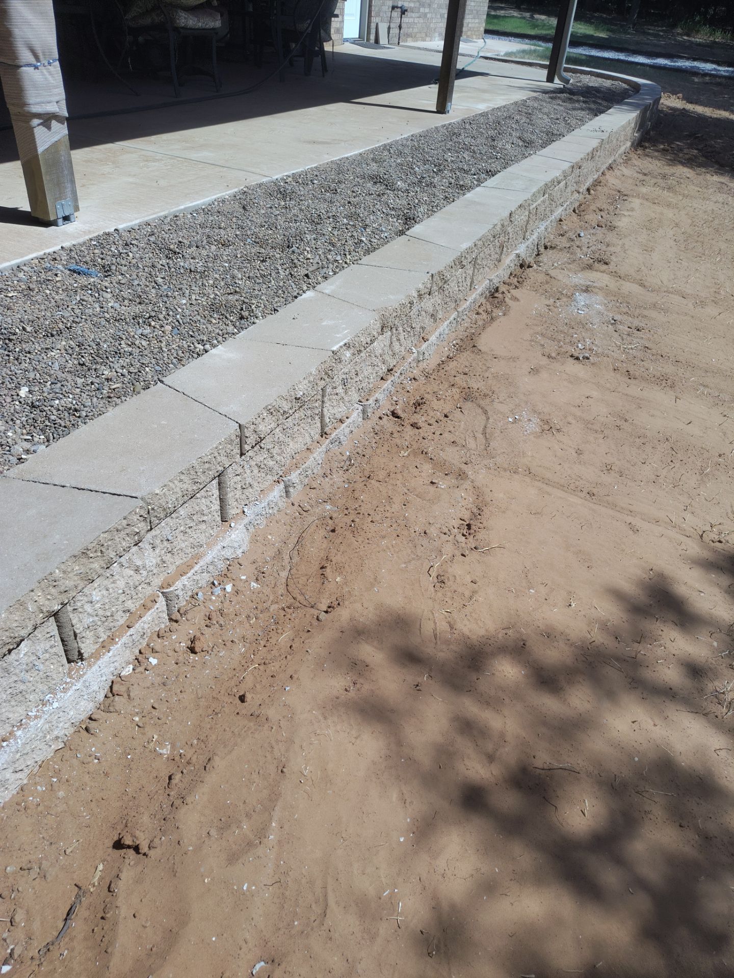 Retaining Wall by Clays Services Inc