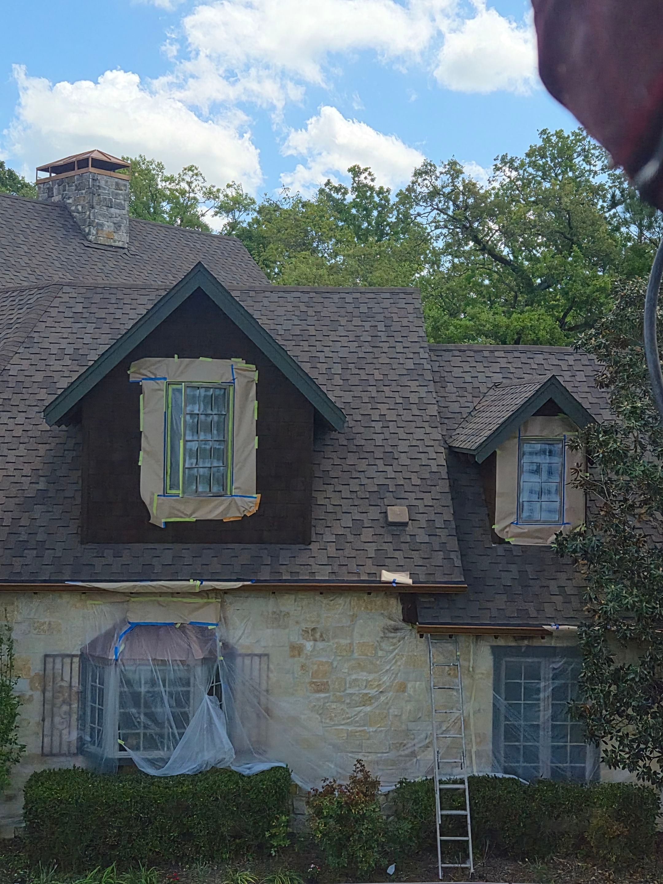 A Complete Exterior Refresh for a Custom Log Home & Property in Alba, Texas by Quality Coats Painting