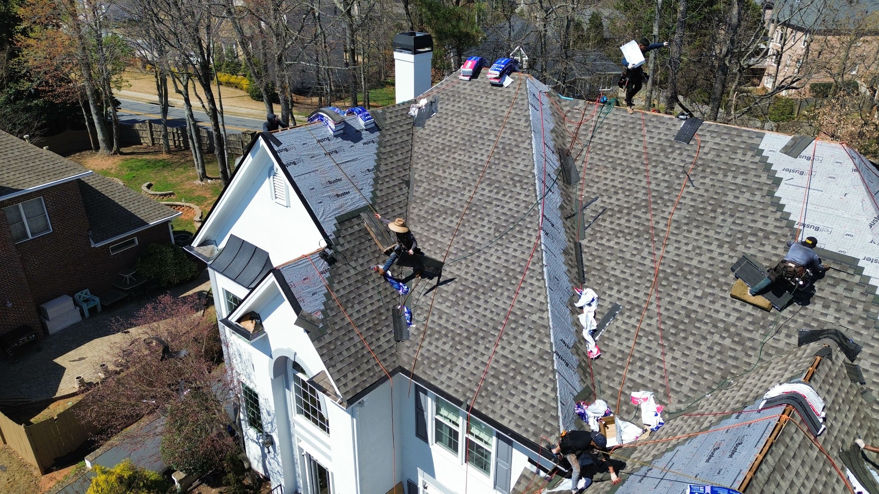 Roswell, GA Roof Replacement, GAF HDZ Weathered Wood by Reset Roofing