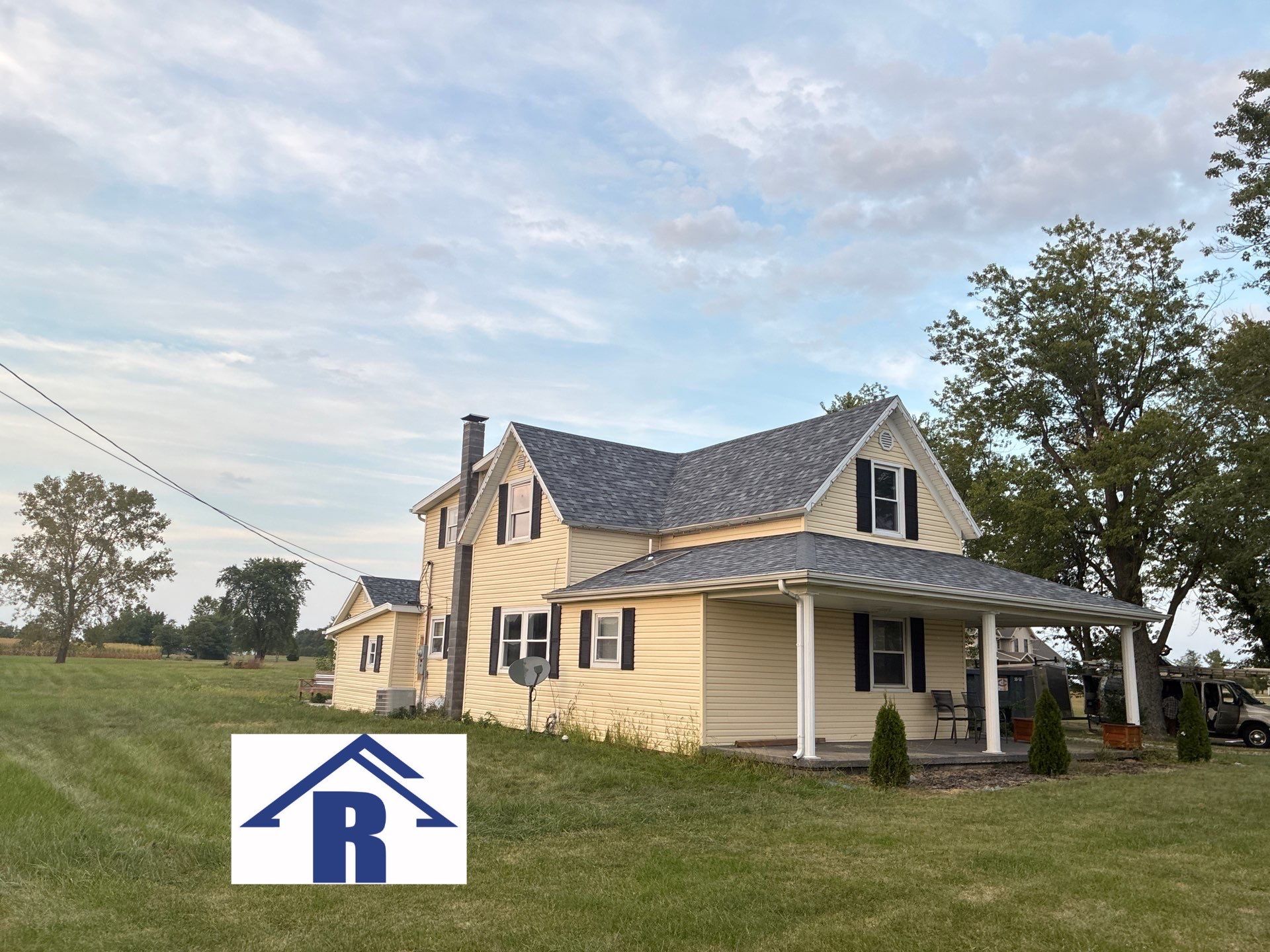 Project in Parker City, IN by Rodeffer Roofing INC