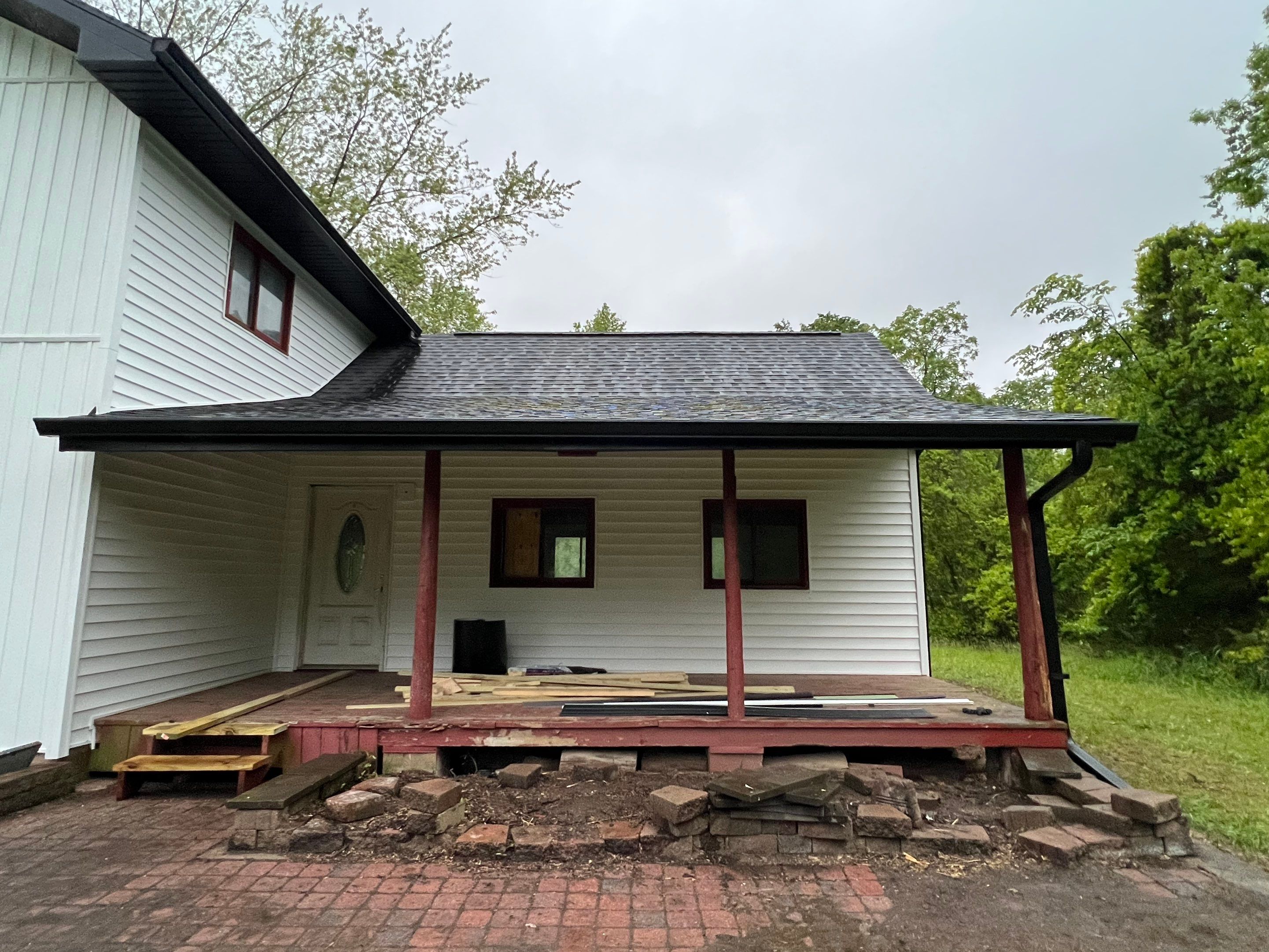 Old Farmhouse Remodel by Columbus Roofing Company