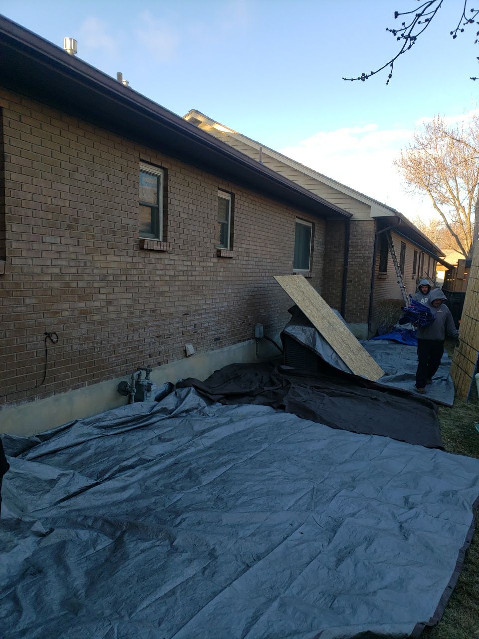 Storm Damaged Roof using GAF Timberline HDZ - Lifetime Shingle by The Roof Doctor