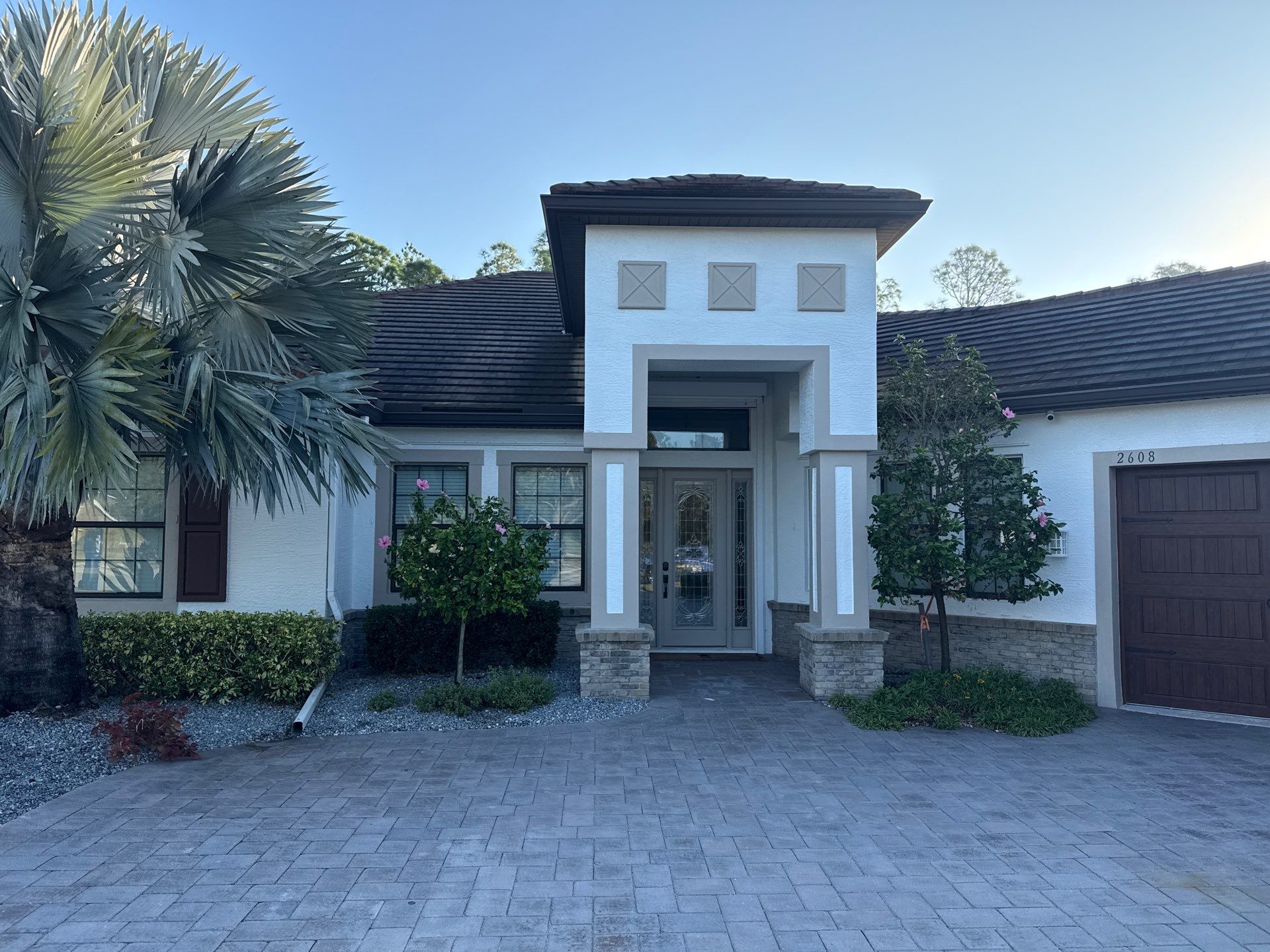 Flat Tile Roof, Paver Pool Deck & Driveway Cleaning | Cove at Twin Rivers, Parrish FL by Sunshine AquaWash