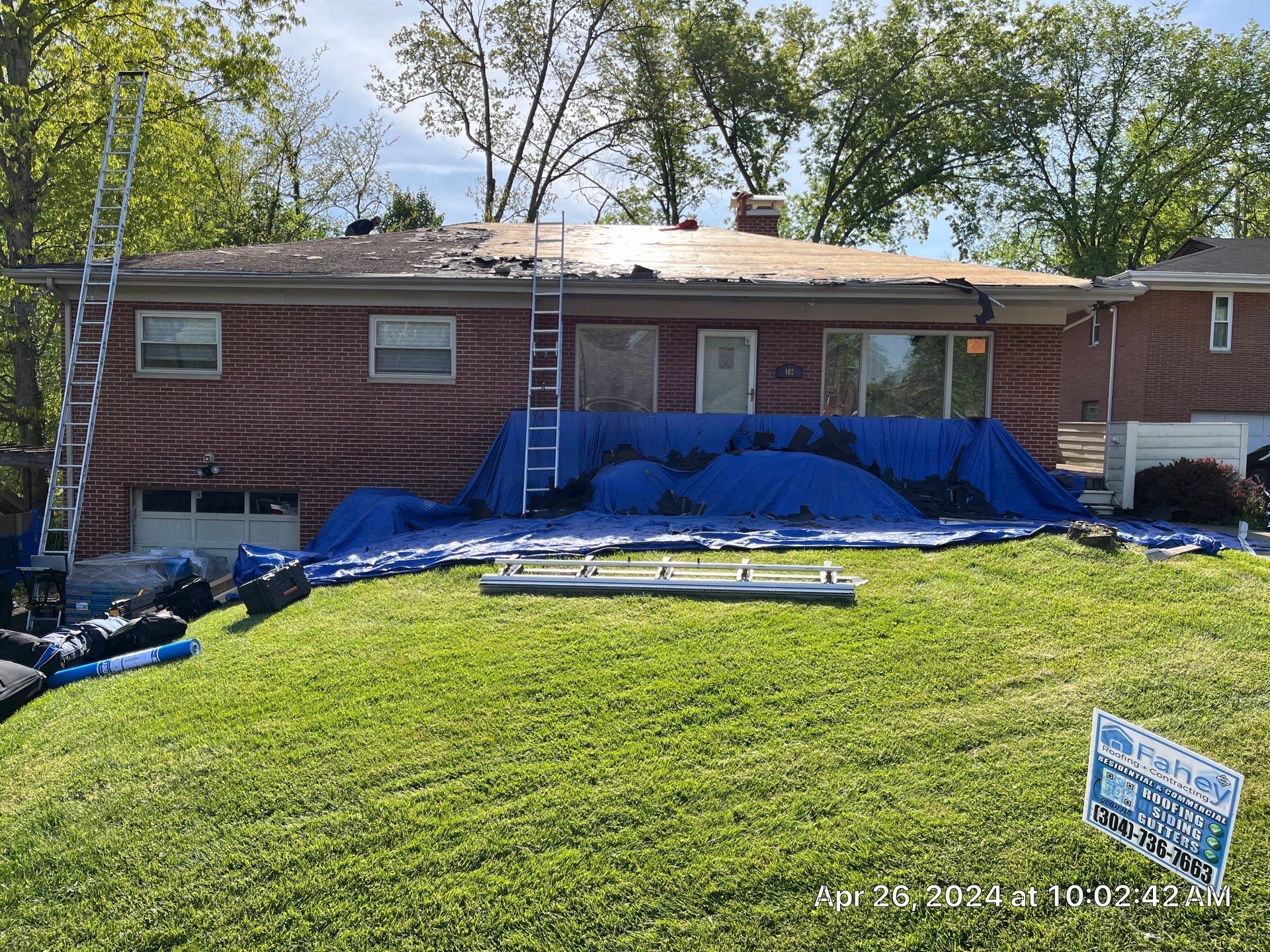 Residential Roofing Installation using Certainteed Landmark Pro Shingles by Fahey Roofing + Contracting