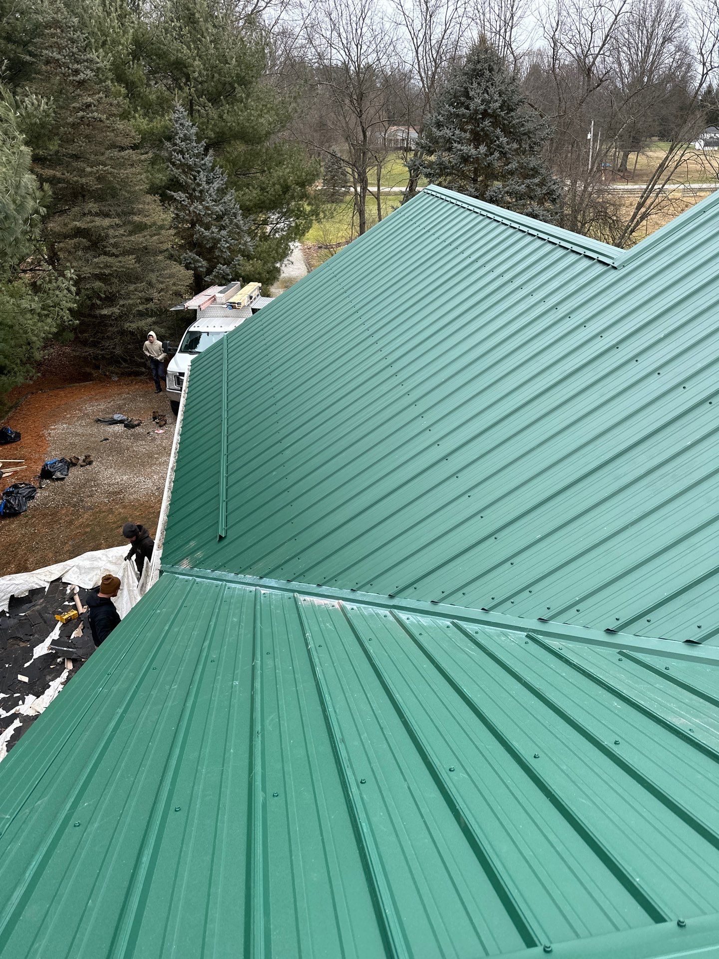 Alpha Rib, Color: Forest Green by Eagle Eye Roofing